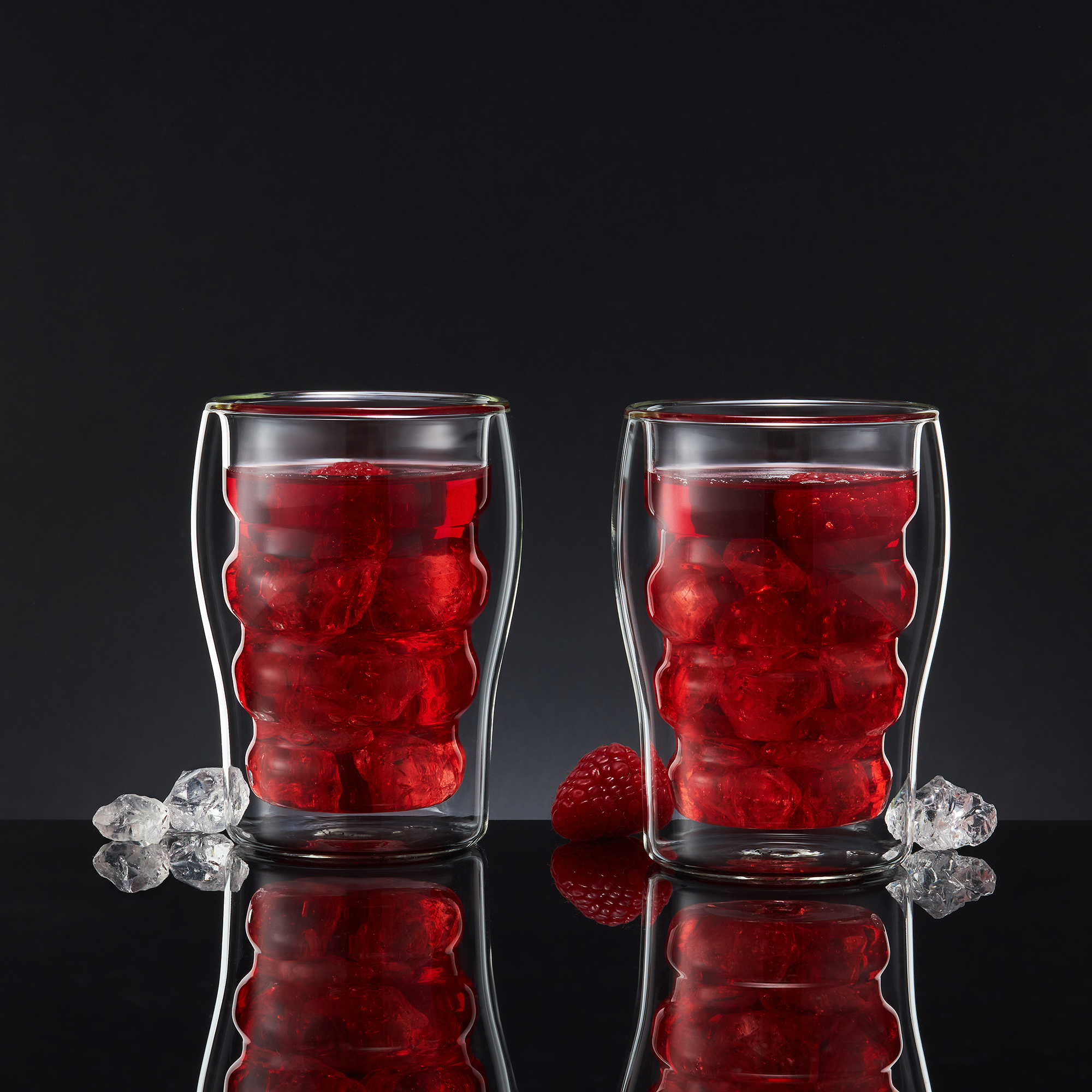 Sada 2 termosklenic Ripple 350 ml AMBITION