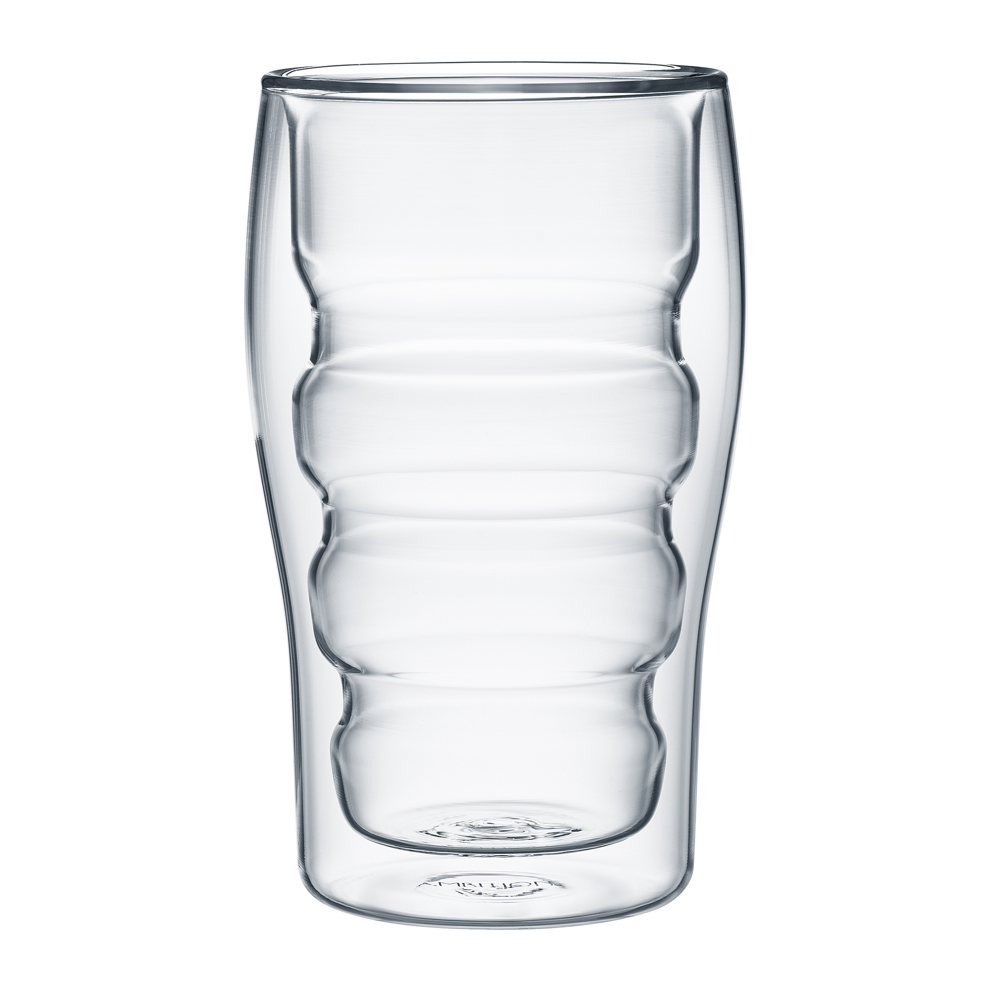 Sada 2 vysokých termosklenic Ripple 450 ml AMBITION