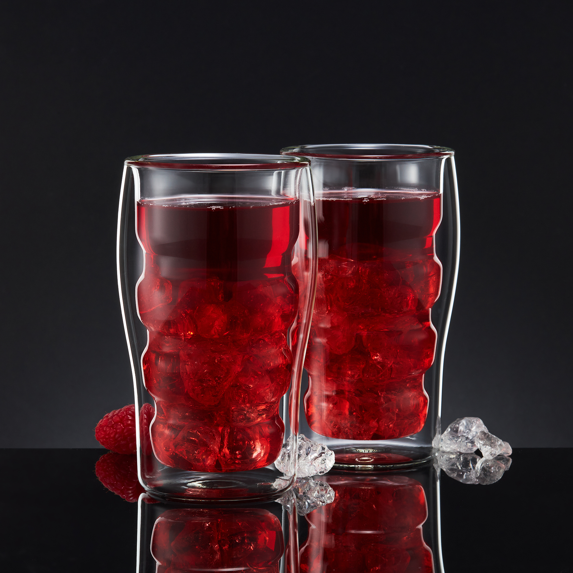 Sada 2 vysokých termopohárov Ripple 450 ml AMBITION