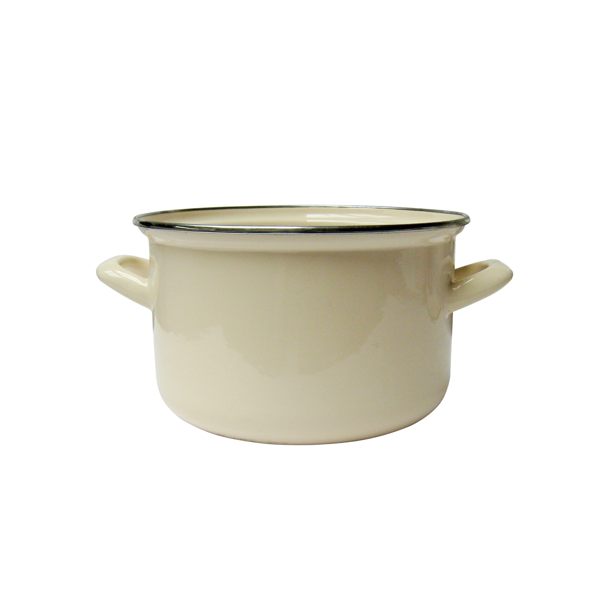 Krémový smaltovaný hrnec 16 cm, 1,8 l EMALIA OLKUSZ