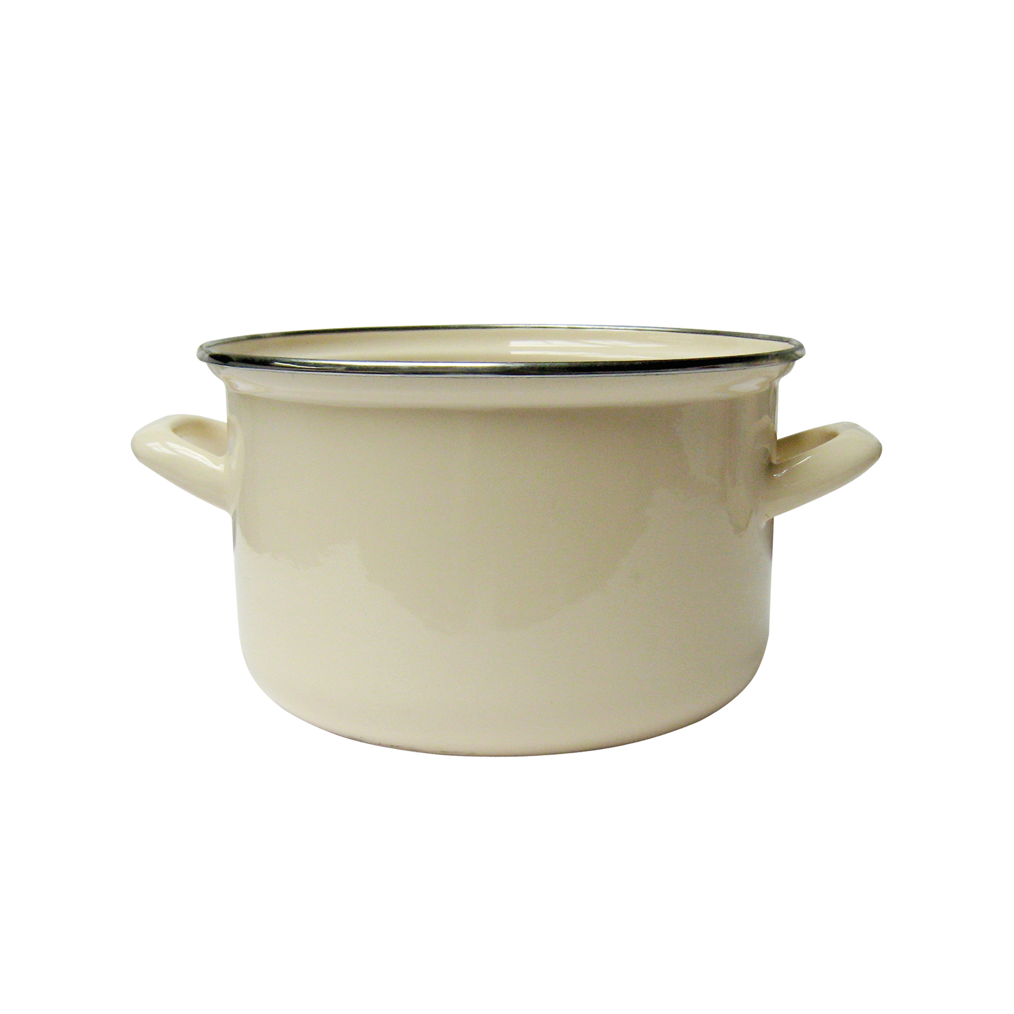 Krémový smaltovaný hrnec 18 cm, 2,6 l EMALIA OLKUSZ