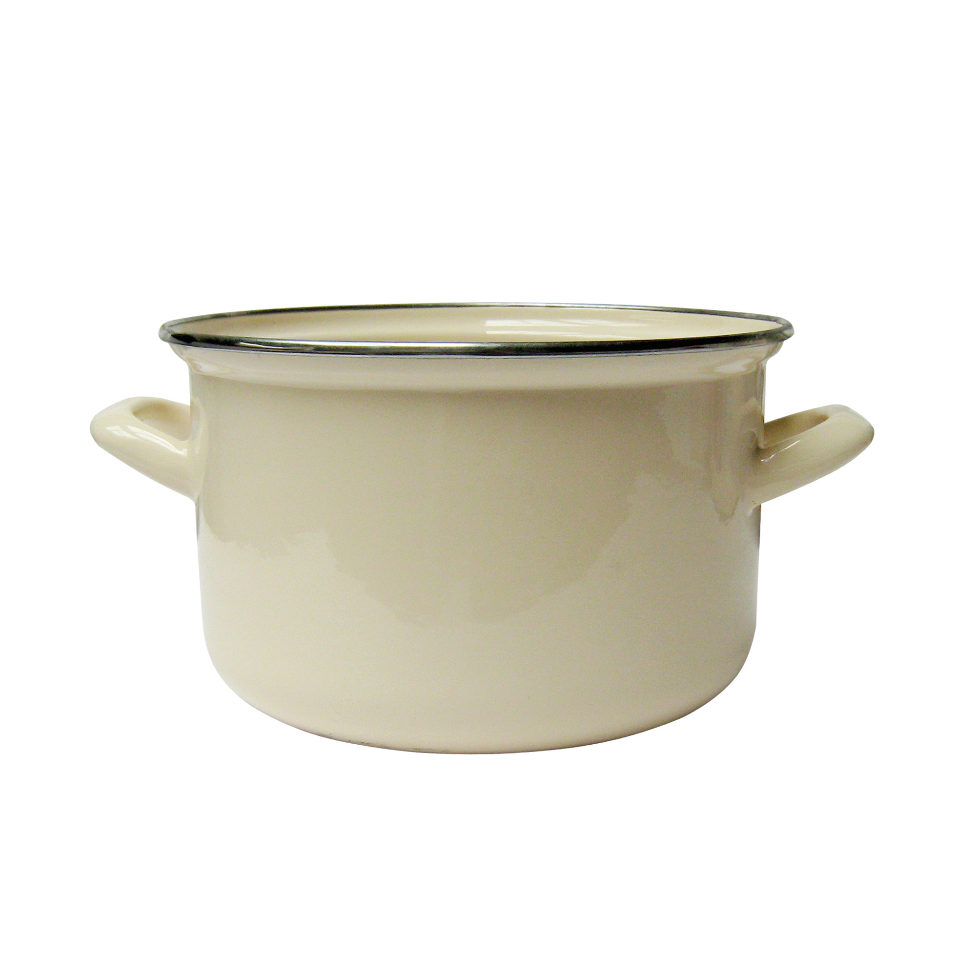 Krémový smaltovaný hrnec 20 cm, 3,6 l EMALIA OLKUSZ