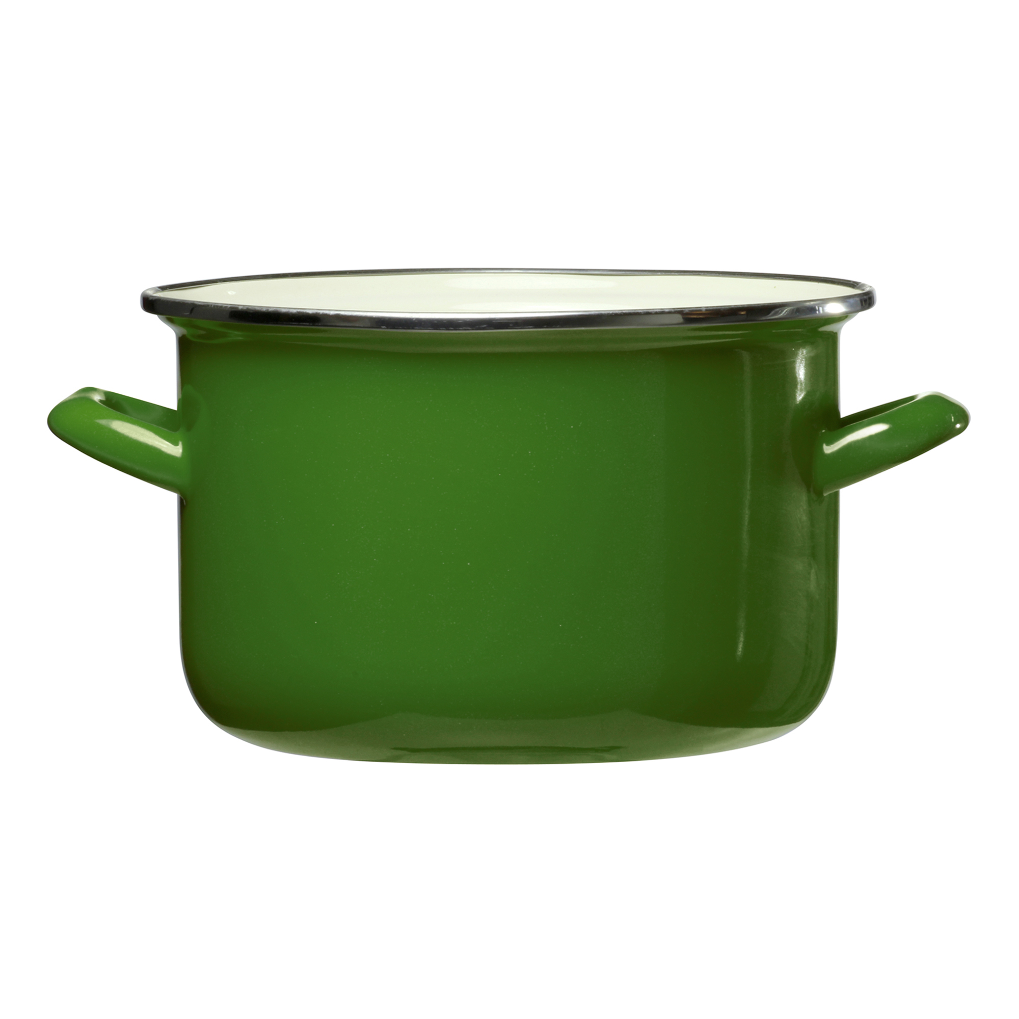 Garnek emaliowany 24 cm 7 l zielony EMALIA OLKUSZ