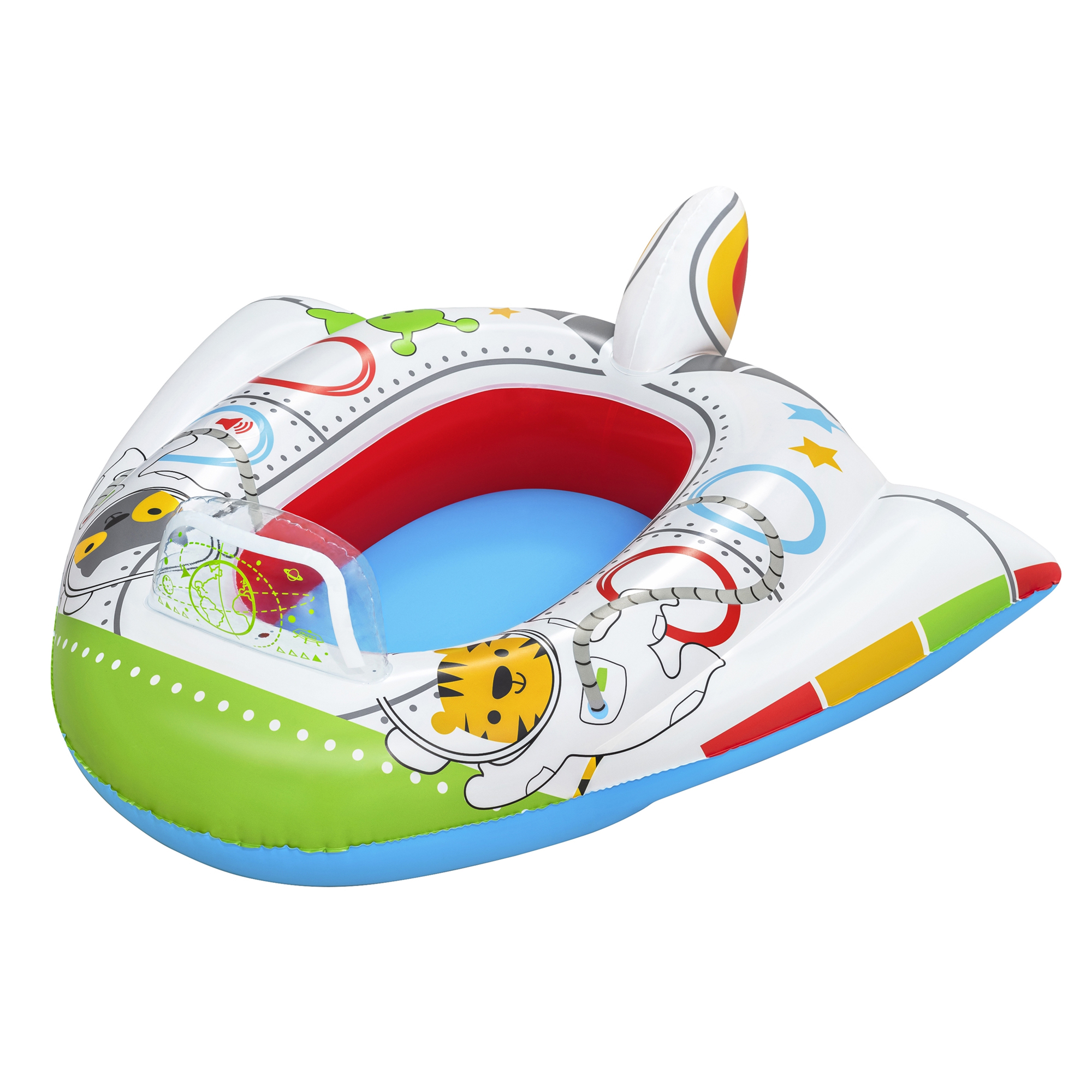 Nafukovací čln vesmírna loď s reproduktorom Funspeakers™ 104 x 99 cm BESTWAY