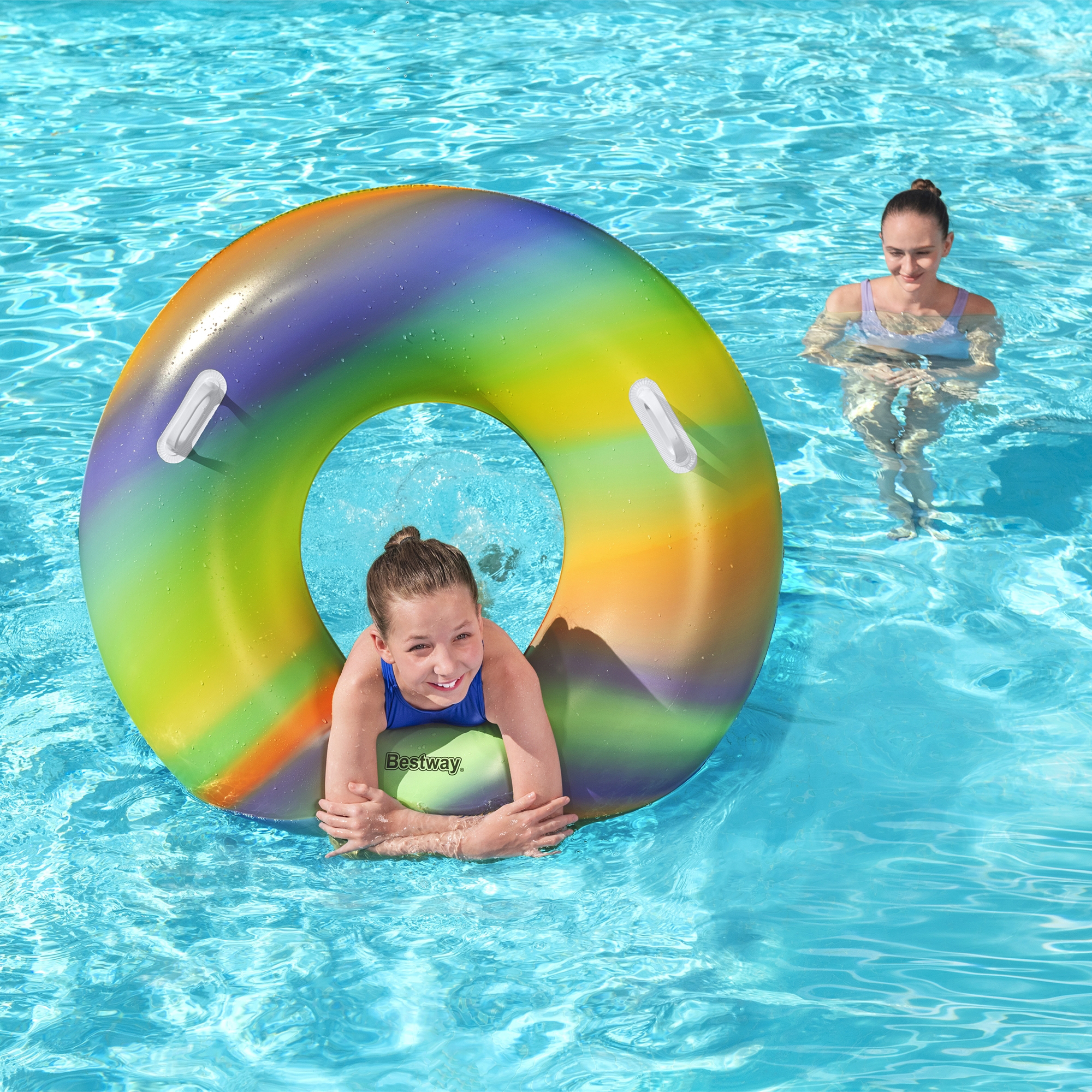 Nafukovací kruh Rainbow 119 cm BESTWAY