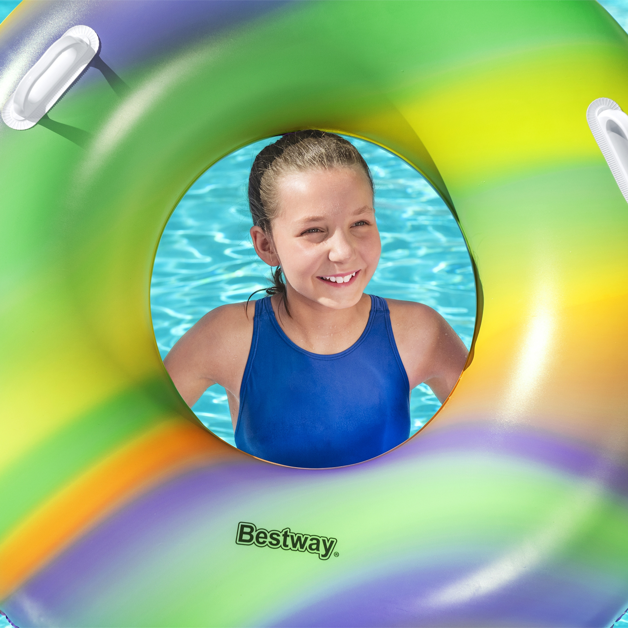 Nafukovací kruh Rainbow 119 cm BESTWAY