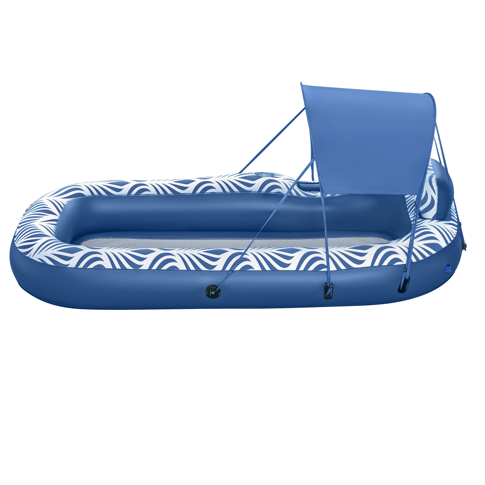 Luftmatratze  Ponton / Schlauchboot mit Dach Comfort Plush™ 198 x 112 cm BESTWAY