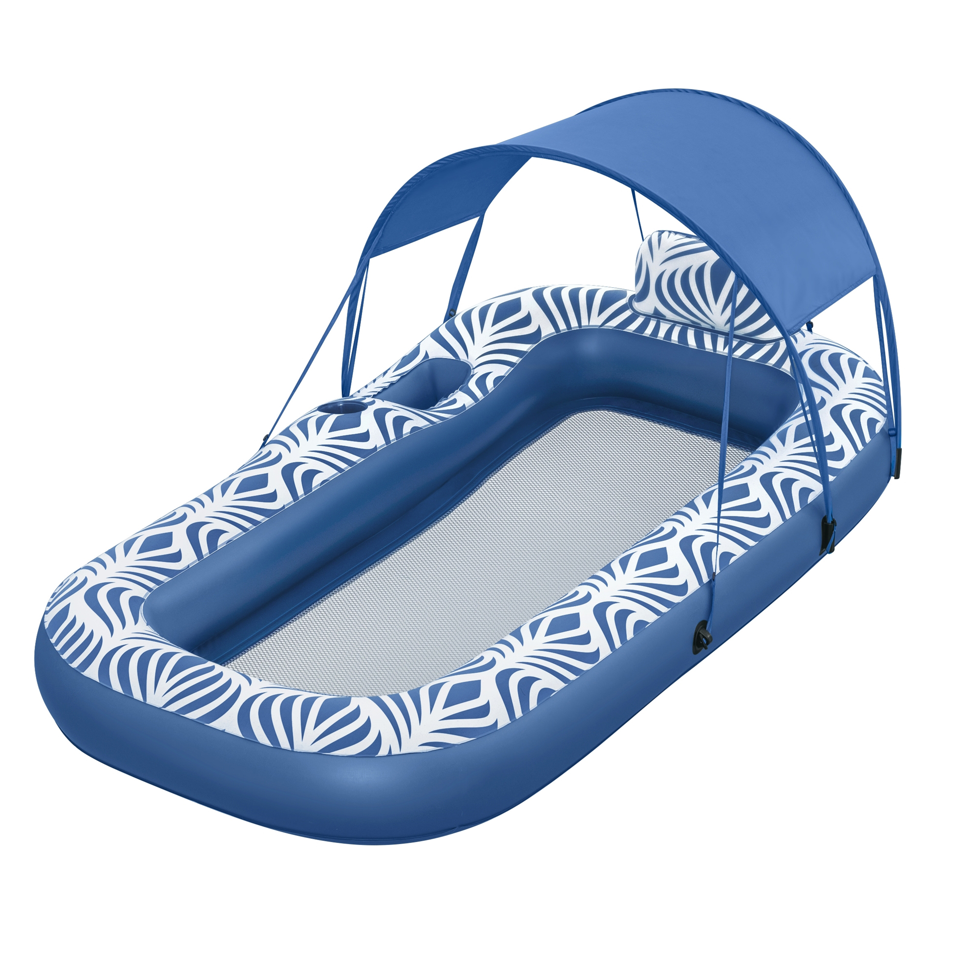 Luftmatratze  Ponton / Schlauchboot mit Dach Comfort Plush™ 198 x 112 cm BESTWAY
