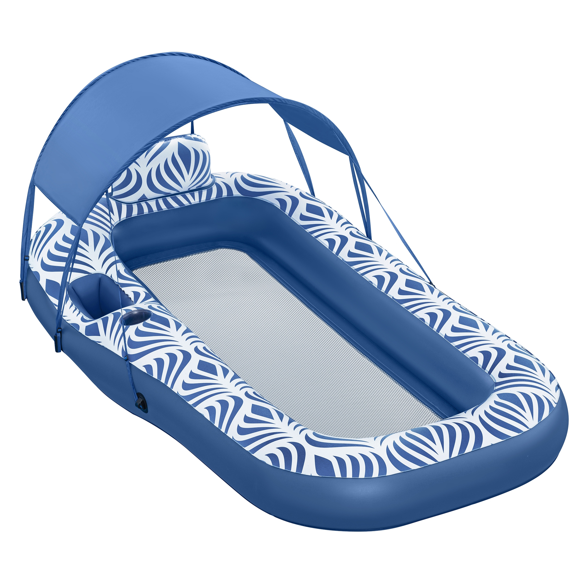 Luftmatratze  Ponton / Schlauchboot mit Dach Comfort Plush™ 198 x 112 cm BESTWAY