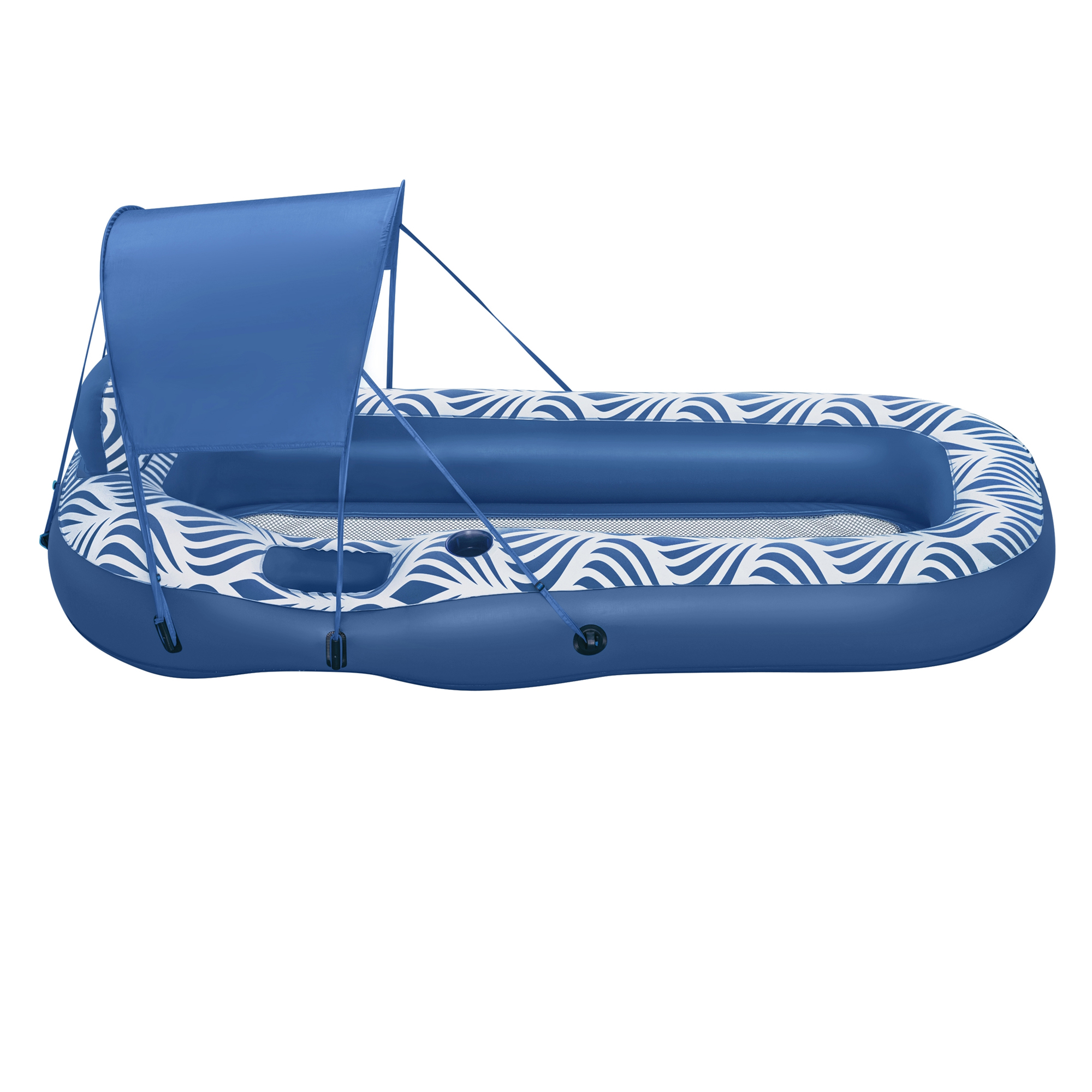 Luftmatratze  Ponton / Schlauchboot mit Dach Comfort Plush™ 198 x 112 cm BESTWAY