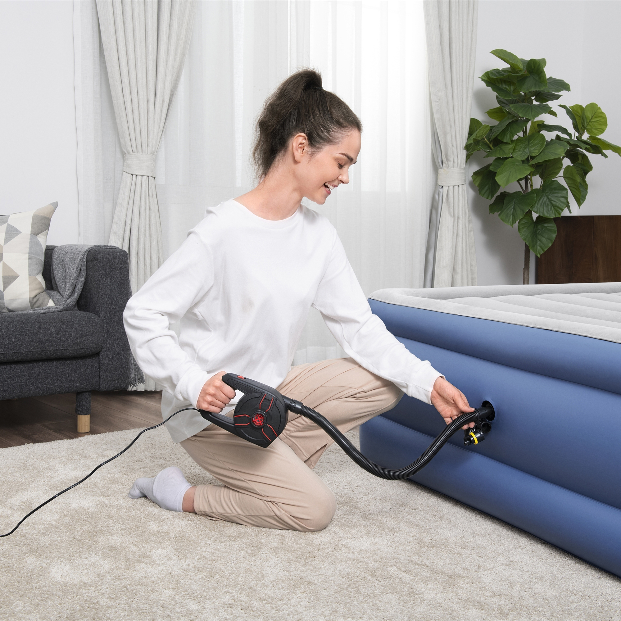 Elektrická pumpa na matrace Powergrip™ Pro BESTWAY