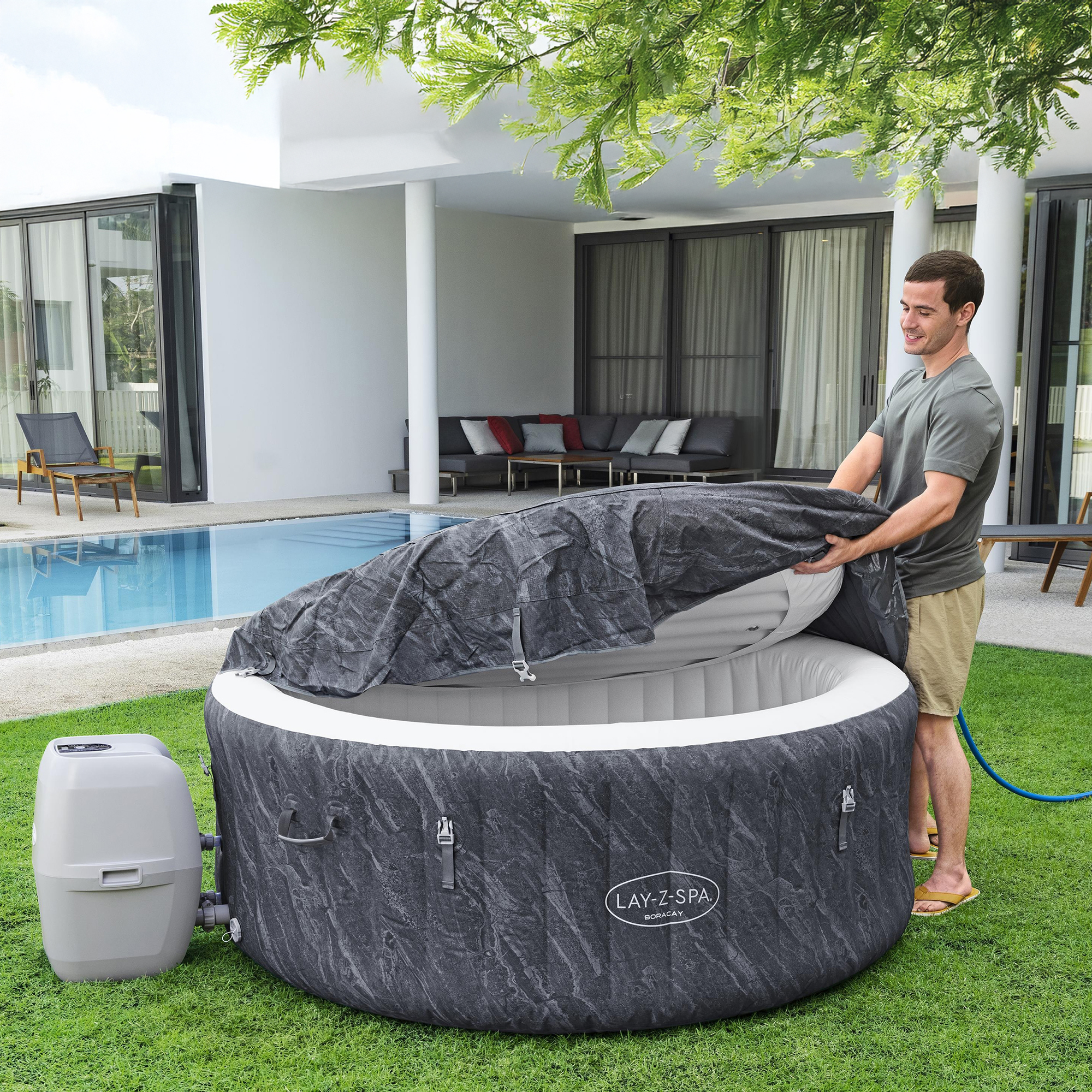 Nafukovací vířivka Lay-Z-Spa Boracay AirJet™ 180 x 66 cm BESTWAY