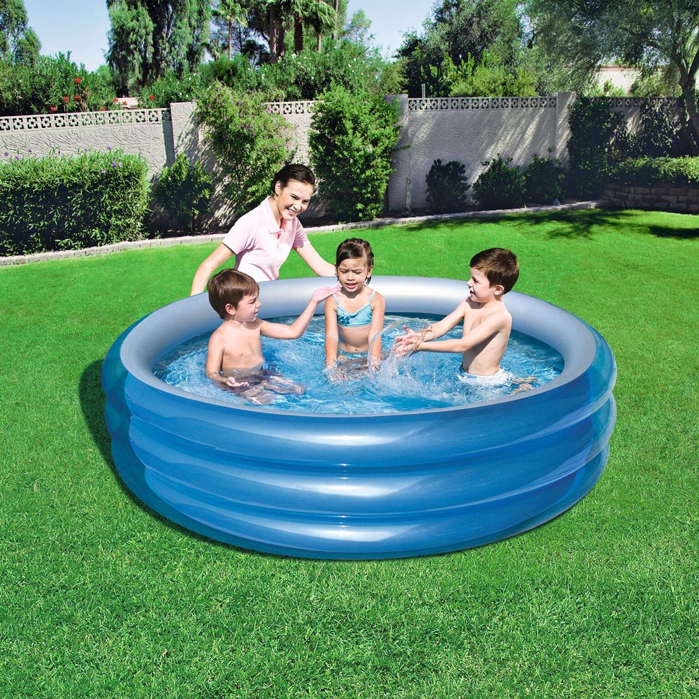Aufblasbares Planschbecken 170 x 53 cm Big Metalic BESTWAY