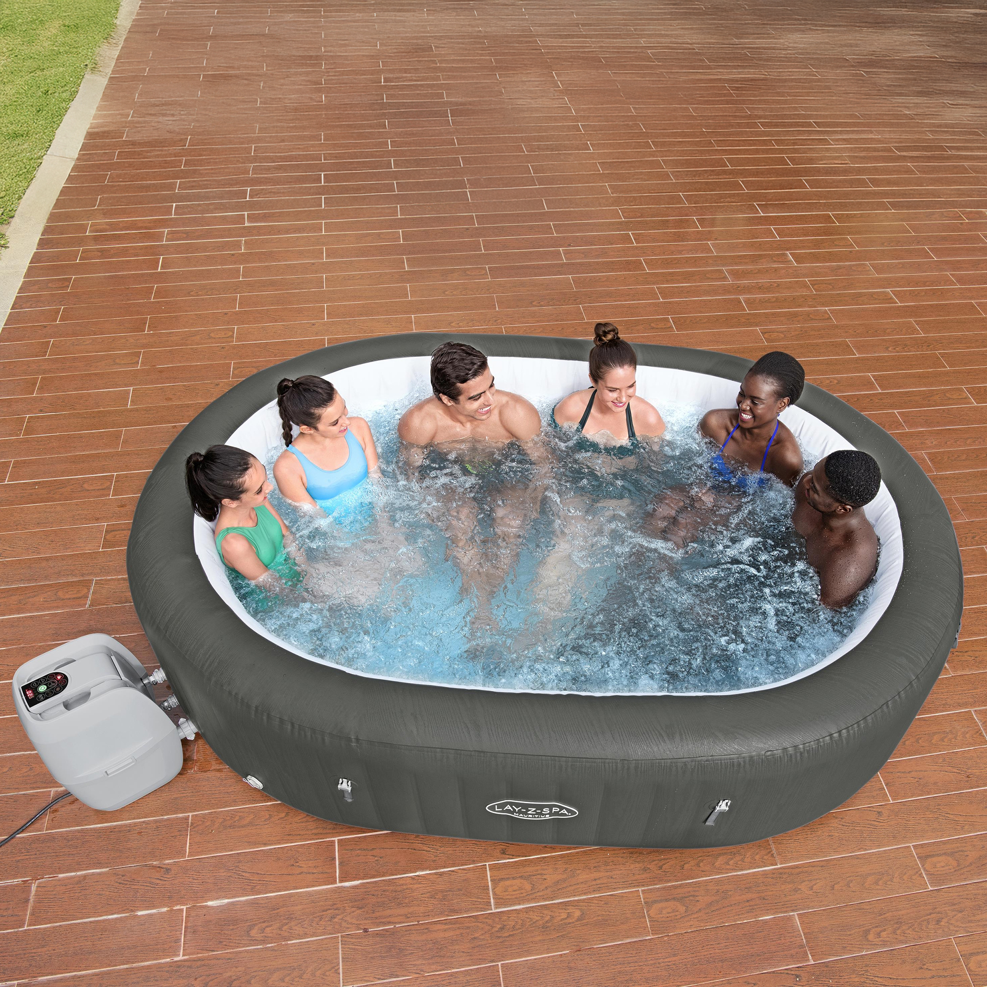Nafukovací vířivka Lay-Z-Spa Mauritius AirJet™ 270 x 180 x 71 cm BESTWAY