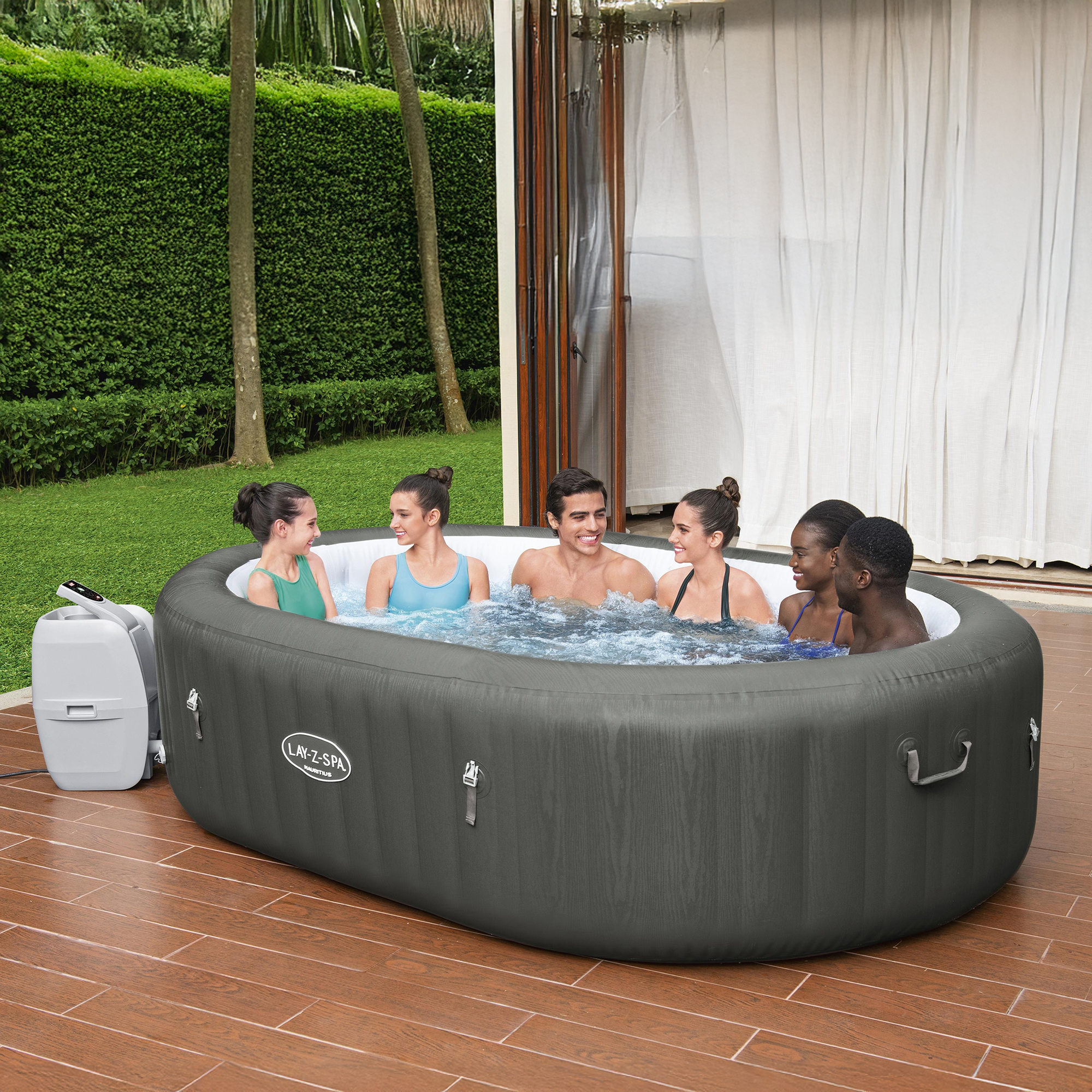 Nafukovací vířivka Lay-Z-Spa Mauritius AirJet™ 270 x 180 x 71 cm BESTWAY
