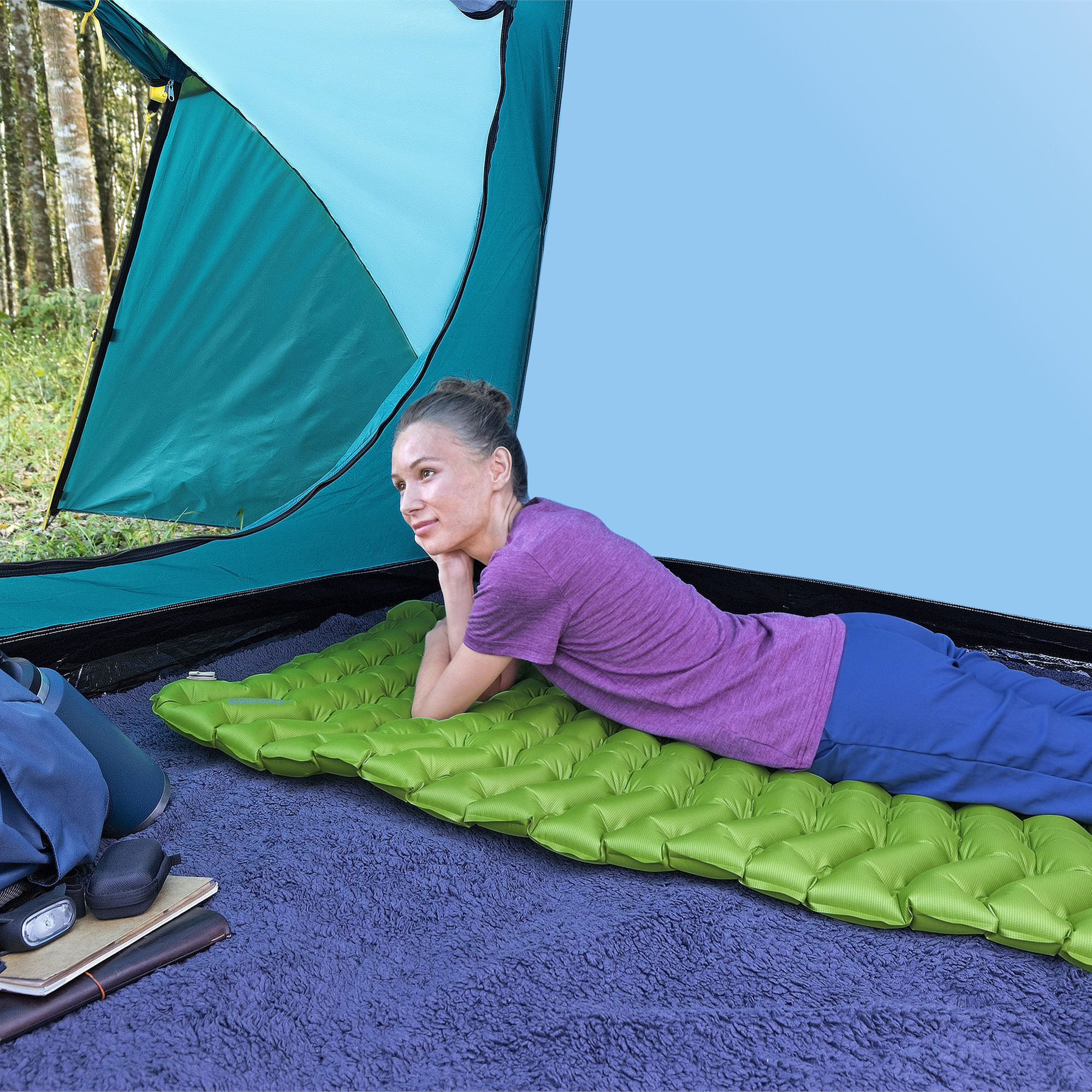 Kempingový matrac WanderLite™ Large 198 x 71 cm BESTWAY