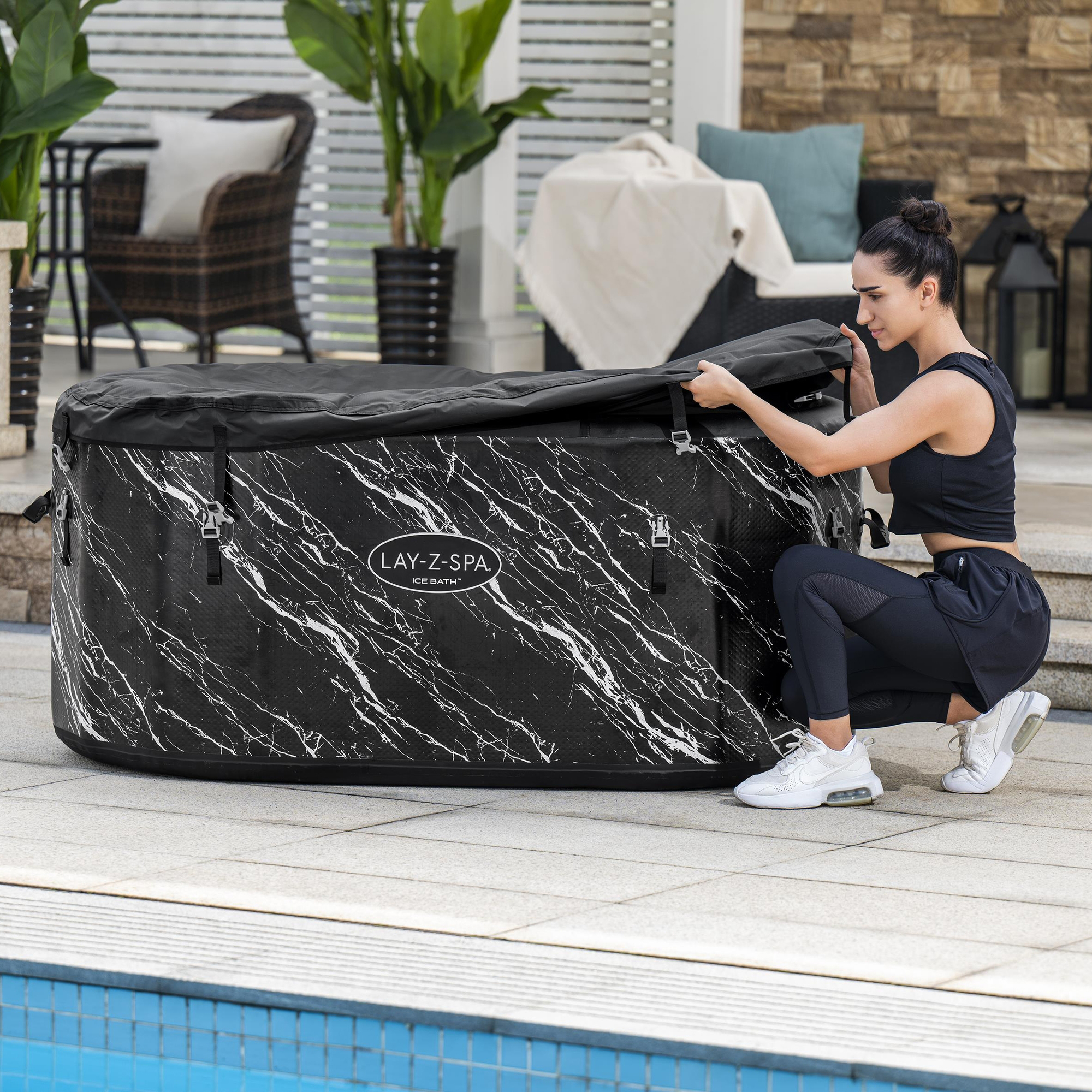 Nafukovací bazénik pre ľadové kúpele Lay-Z-Spa Glacial Dip™ 420 l BESTWAY