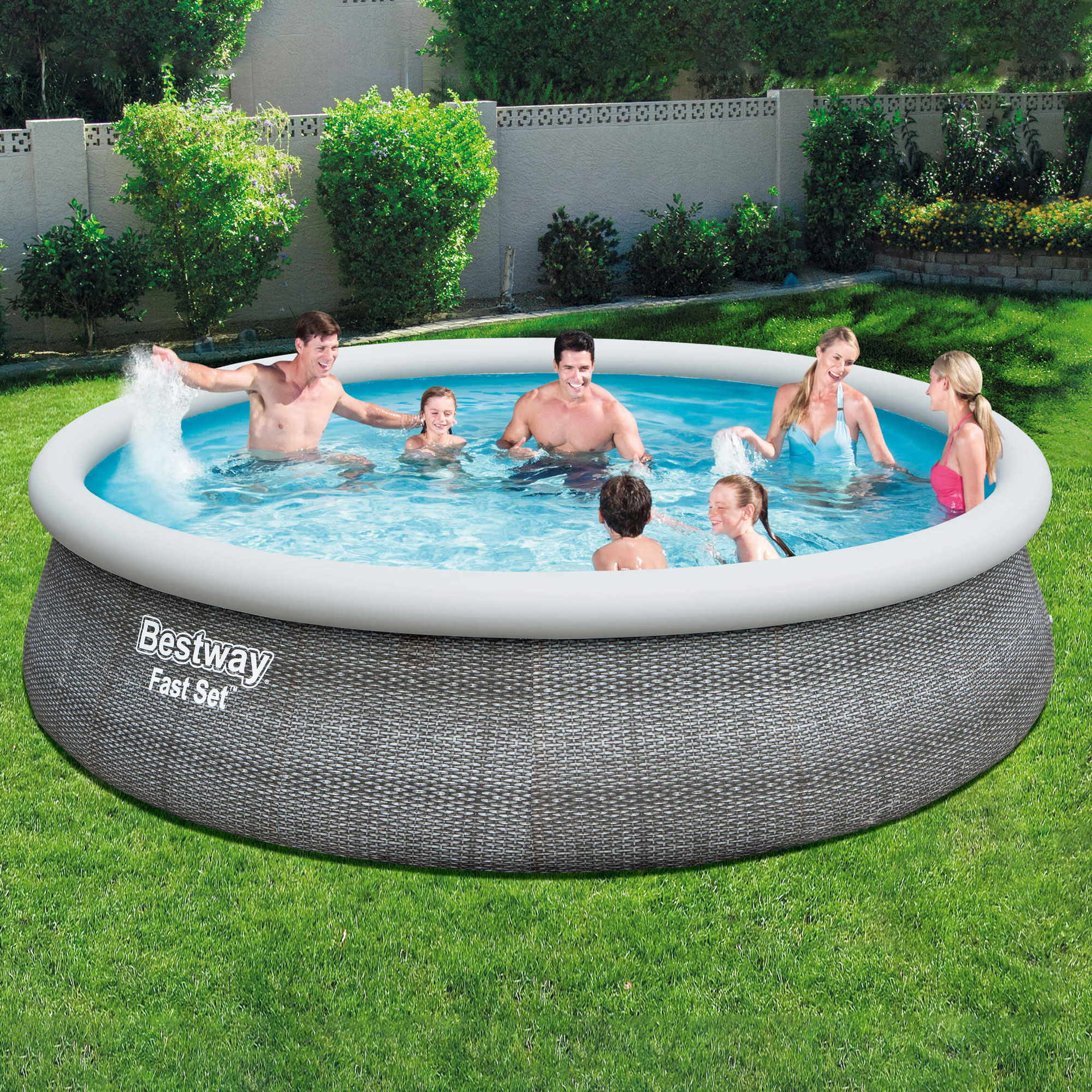 Aufstellpool-Set  Fast Set Ø 457 x 107 cm Bestway