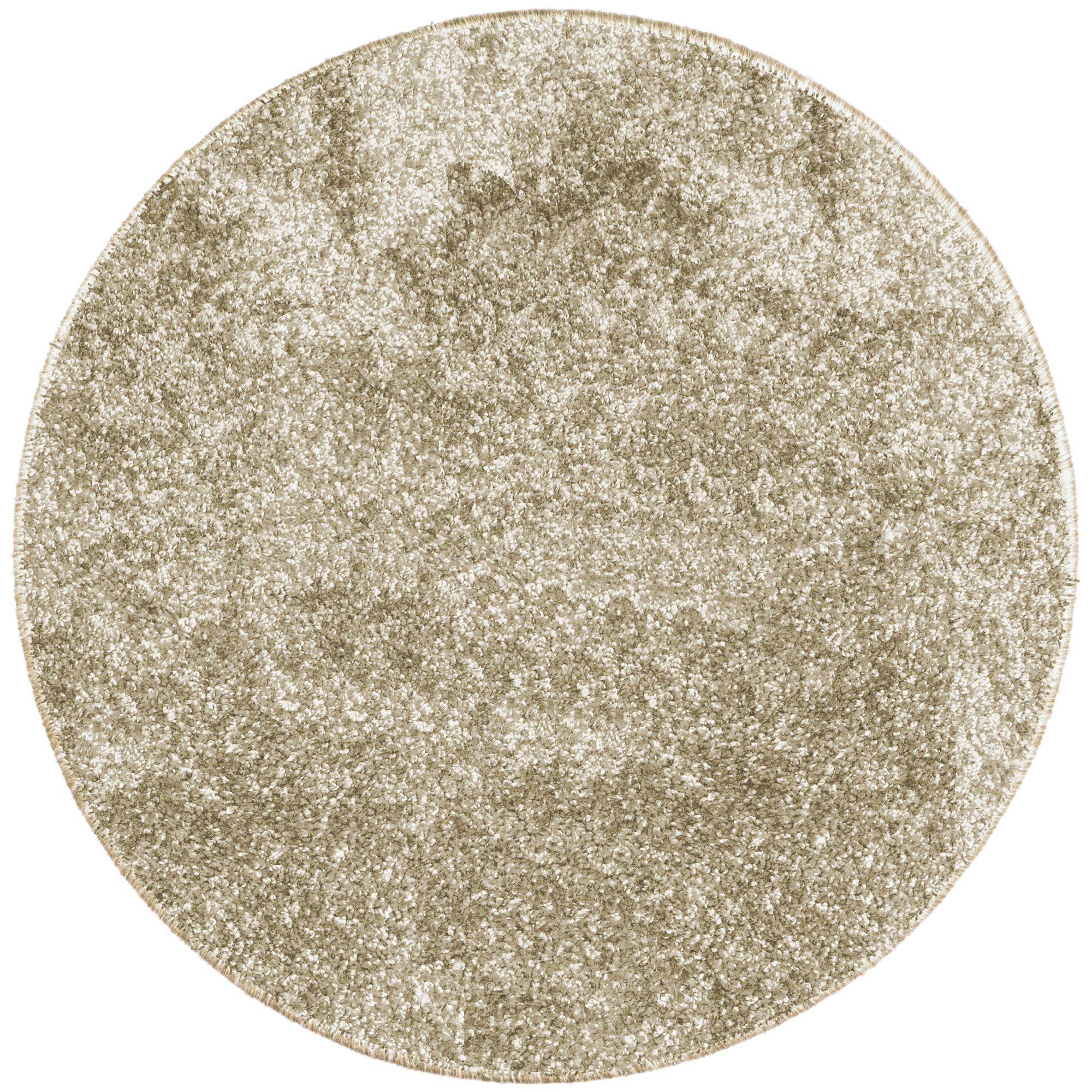Kulatý béžový kobereček Camilla Shaggy 67 cm JOTTA