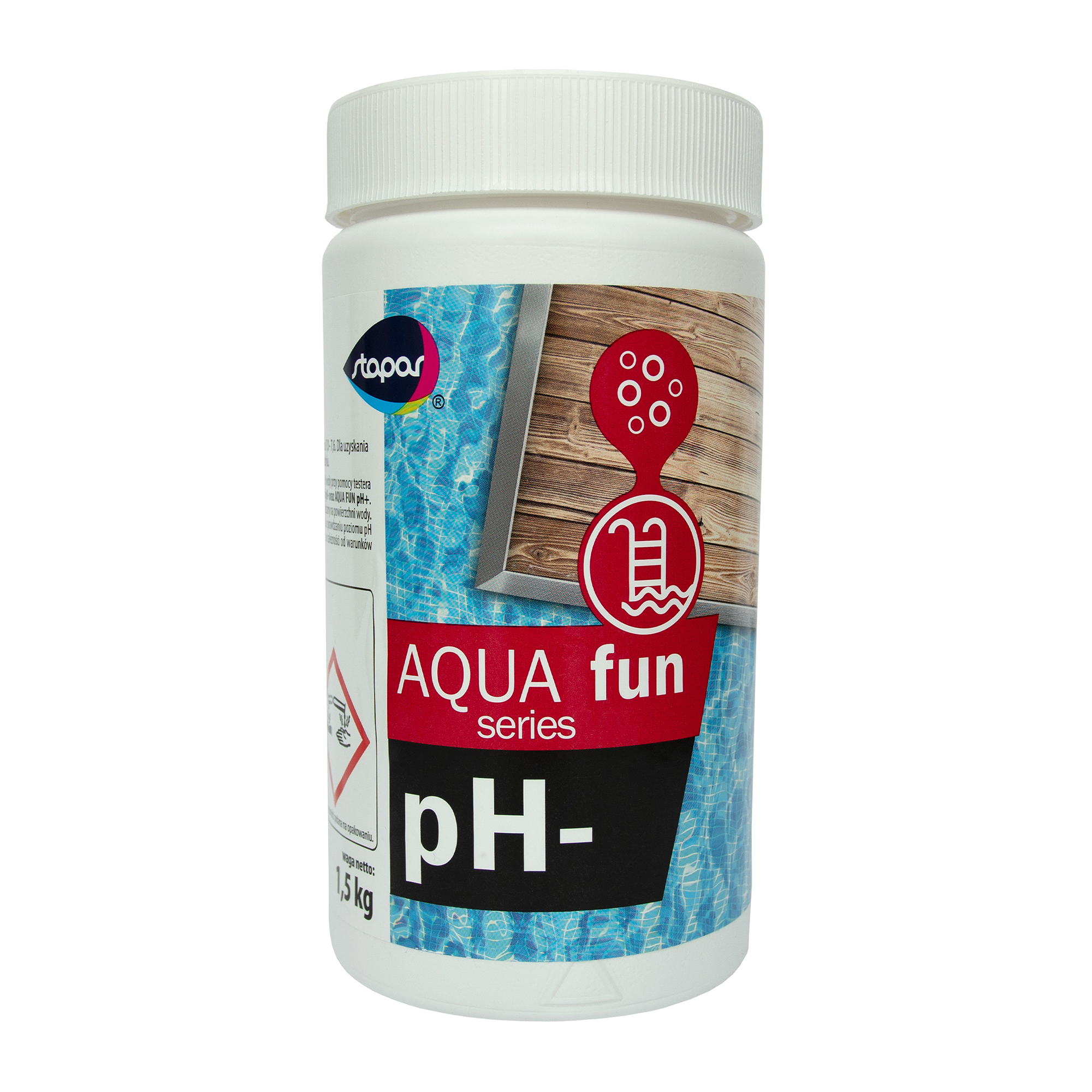 Środek do pielęgnacji basenu Aqua Fun pH- STAPAR