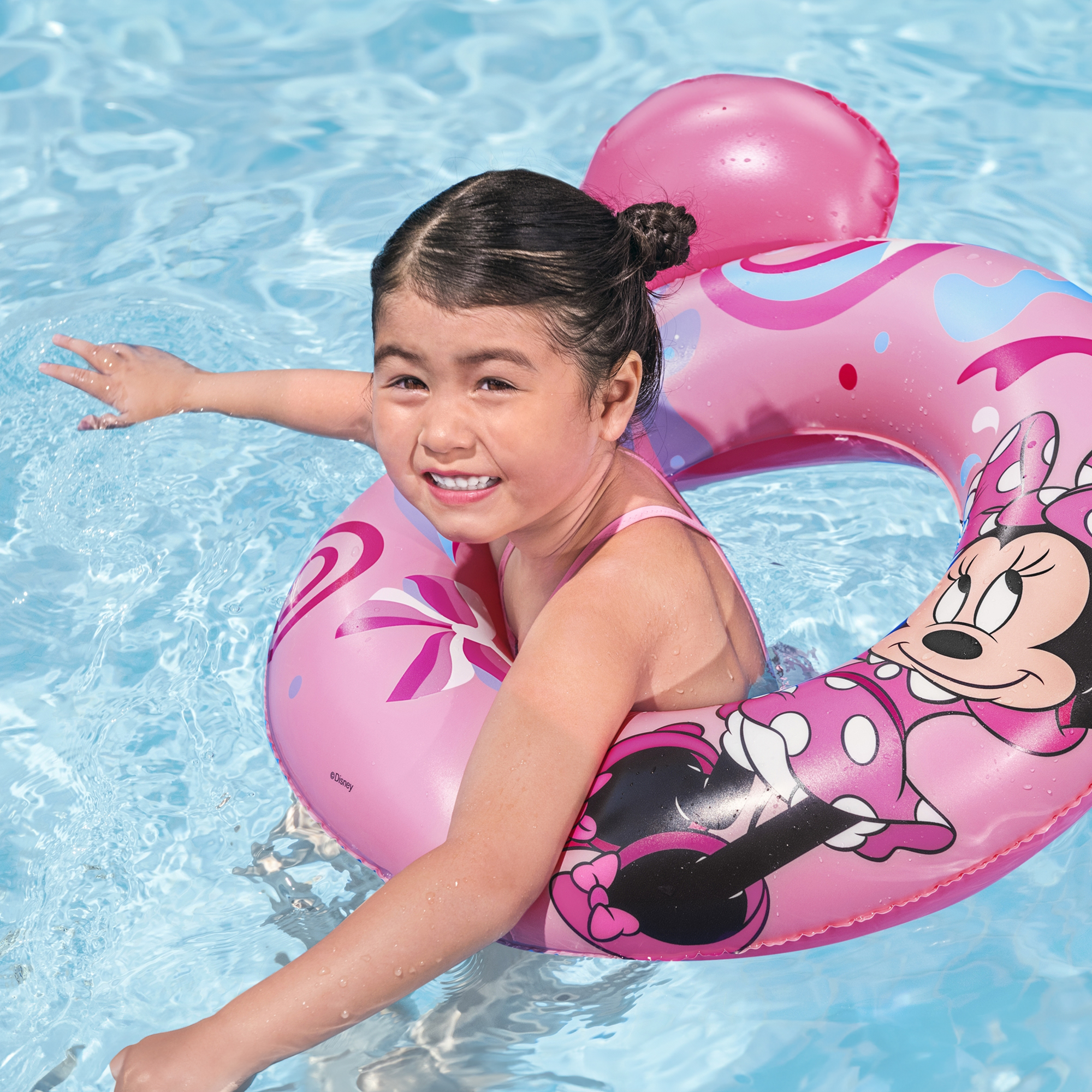 Nafukovací plavecký kruh Splash Pal™ Minnie 74 x 76 cm BESTWAY