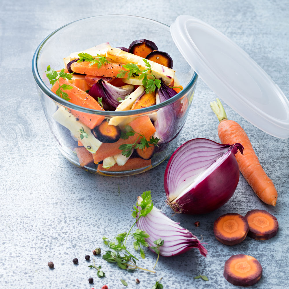 Žáruvzdorná salátová mísa s víkem Cook & Freeze 1,1 l PYREX