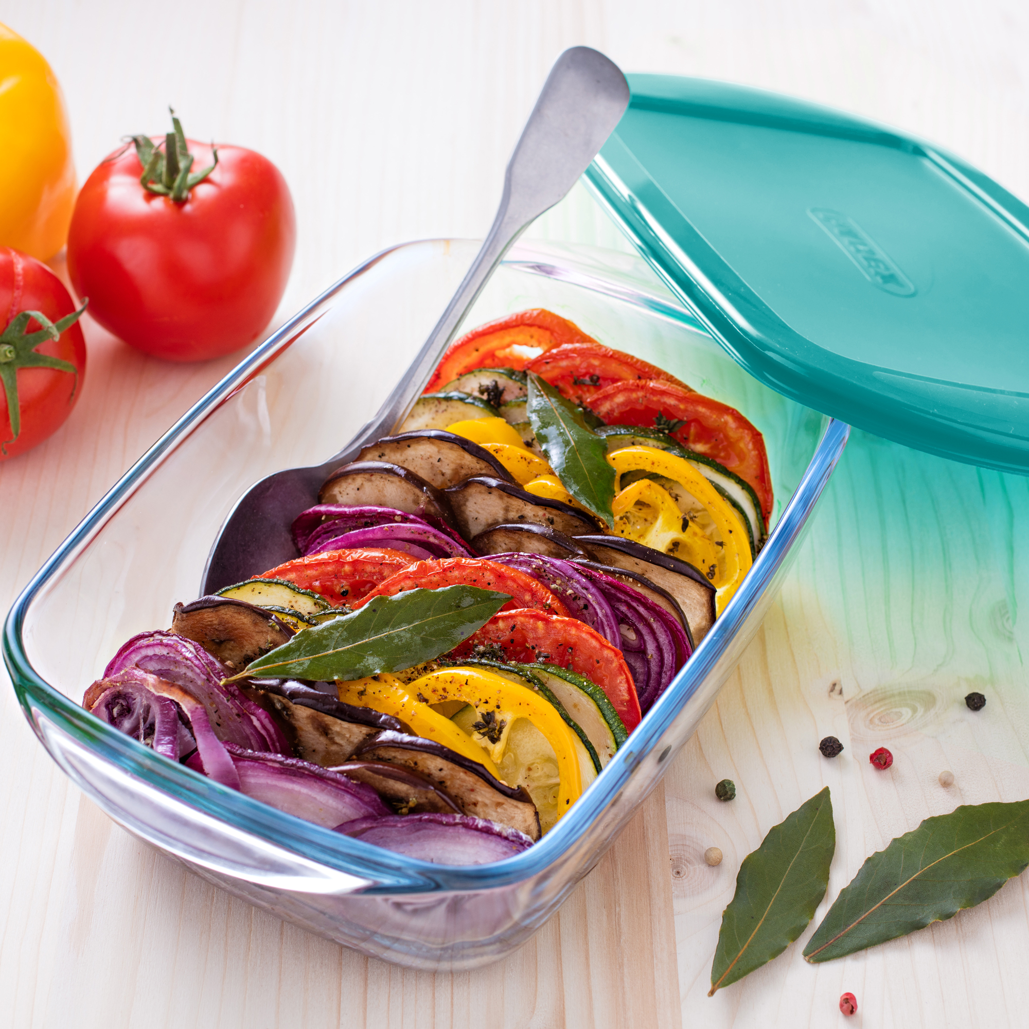 Recipiente rettangolare con coperchio Cook & Store 23 x 15 x 6,5 cm PYREX