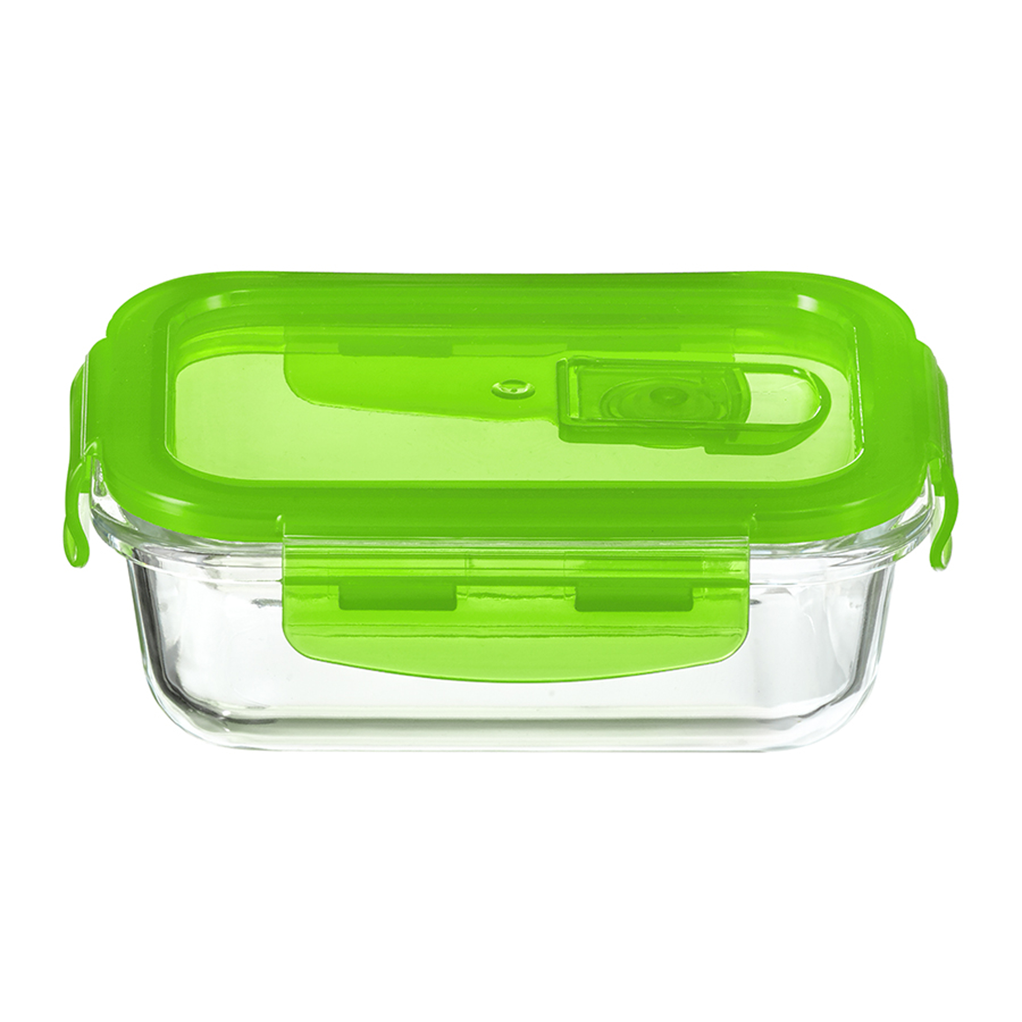 Glass kitchen storage container Simply rectangular 1 l AMBITION