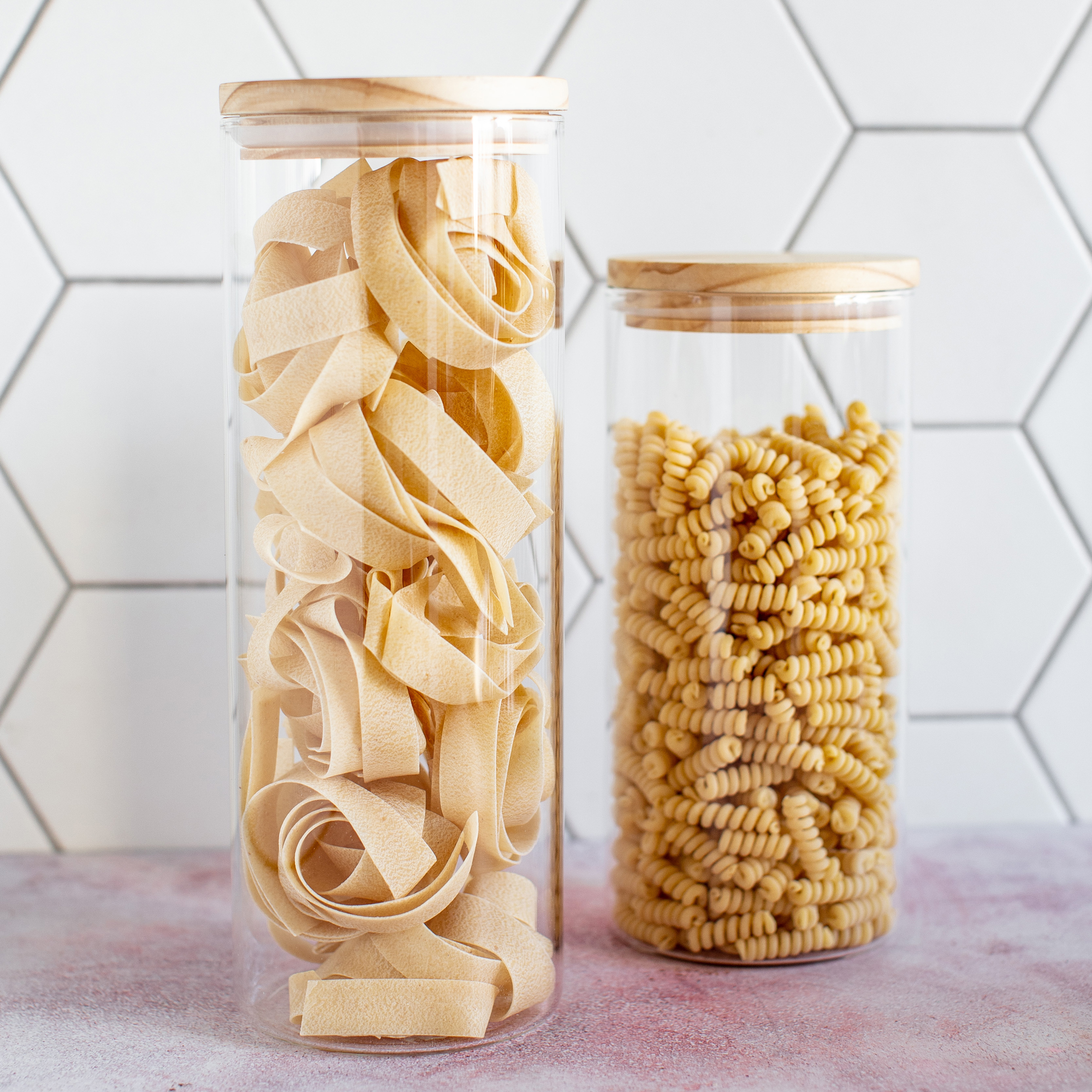 Kitchen storage glass jar with lid Nordic 1 l AMBITION