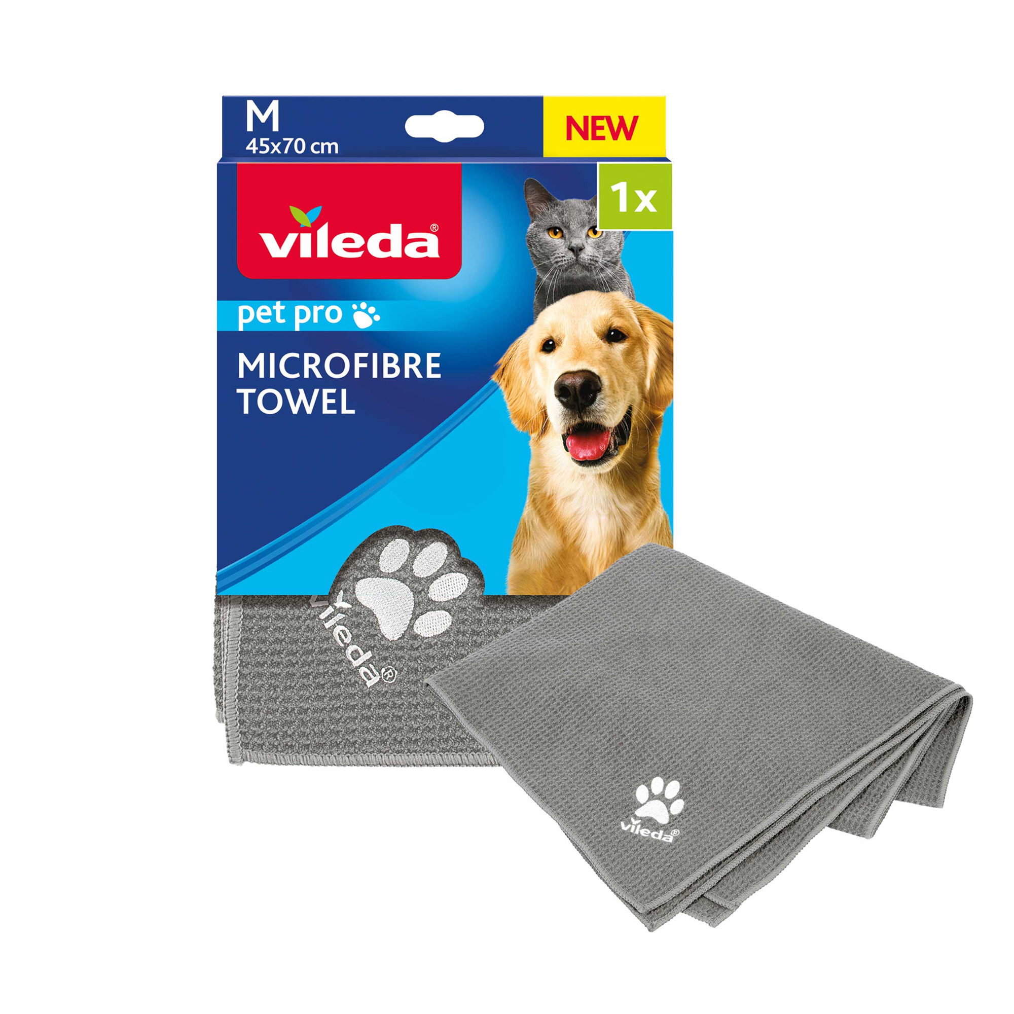 Mikrofiberhandduk för husdjur Pet Pro M VILEDA