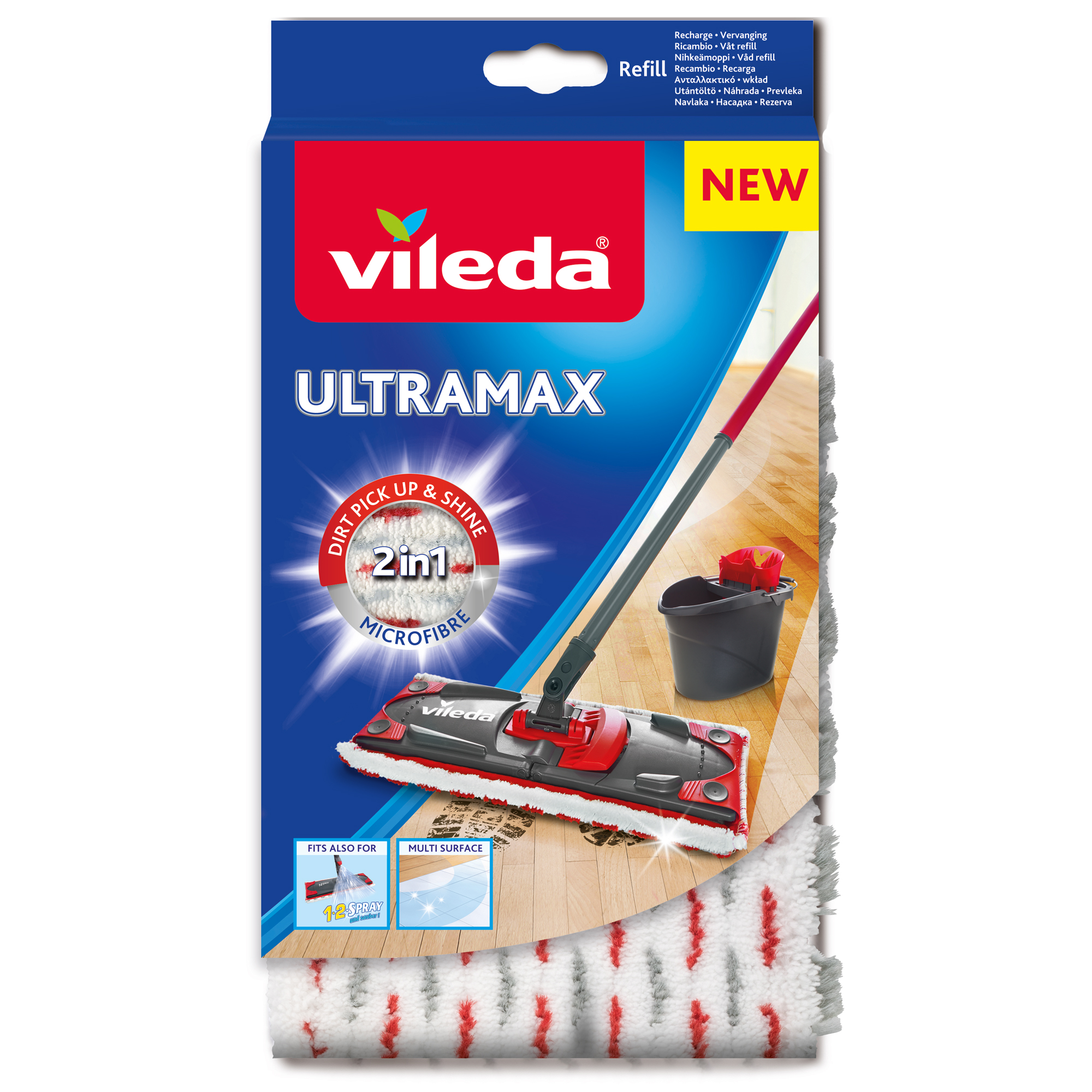 Vložka do mopu Ultramax Ultramat Spray 35 x 14 cm VILEDA