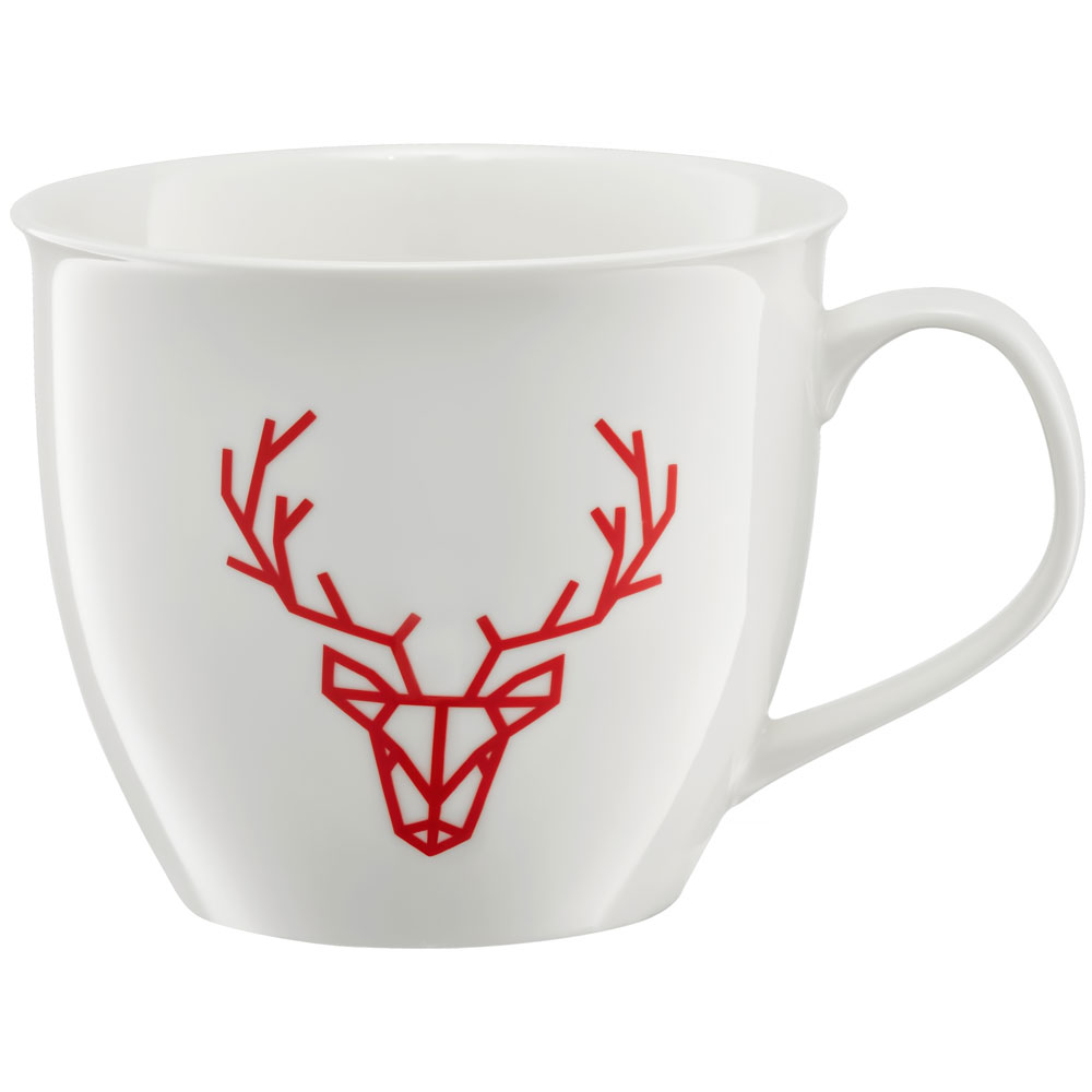 Becher Winter 550 ml weiß AMBITION