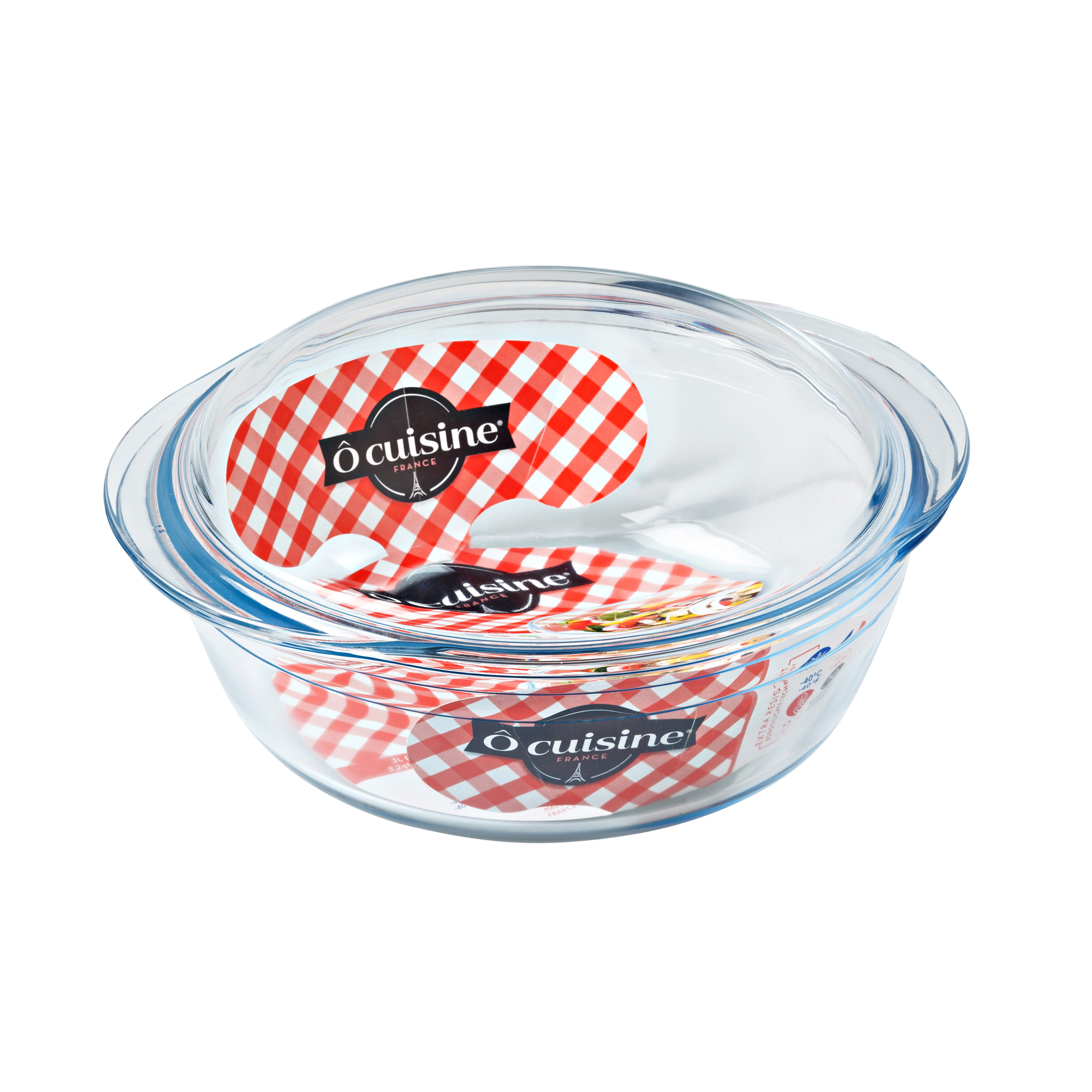 Pirofila tonda con coperchio 1,4 l OCUISINE