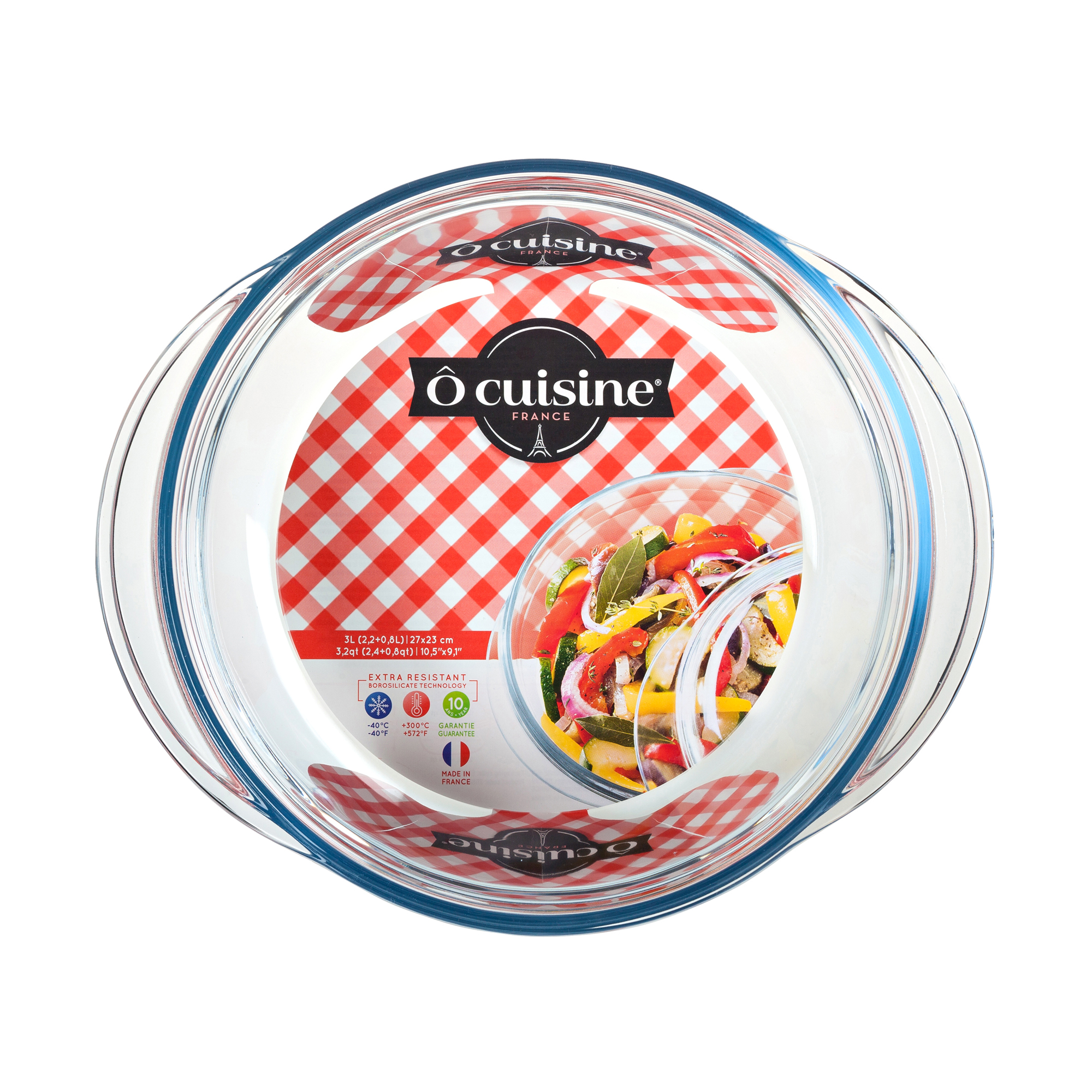 Pirofila tonda con coperchio 2,1 l OCUISINE
