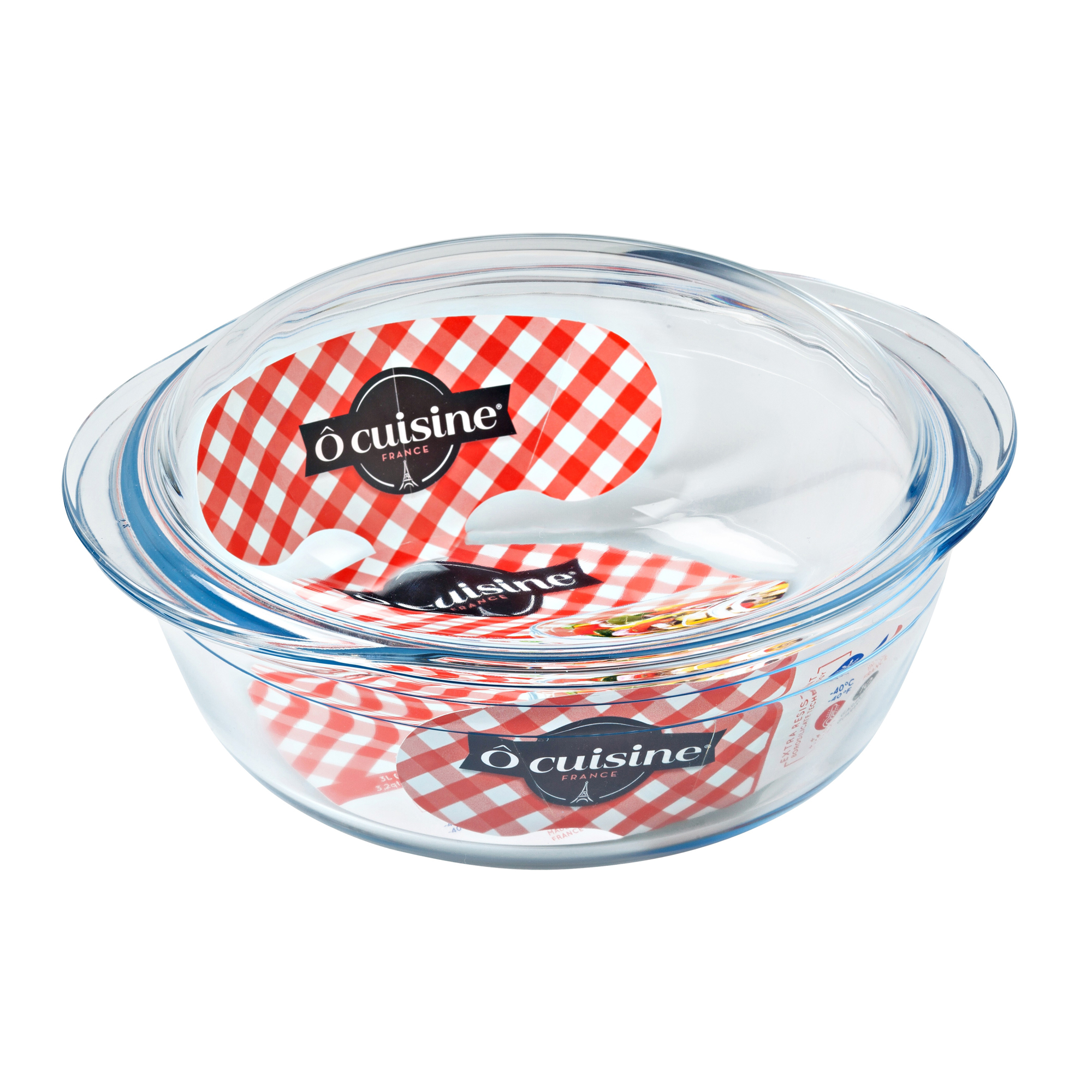 Pirofila tonda con coperchio 2,1 l OCUISINE