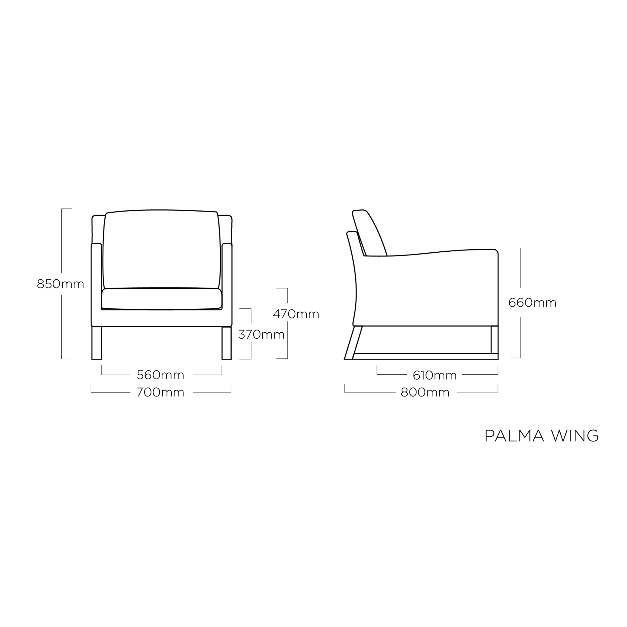 Poltrona Palma grigio-antracite KETTLER