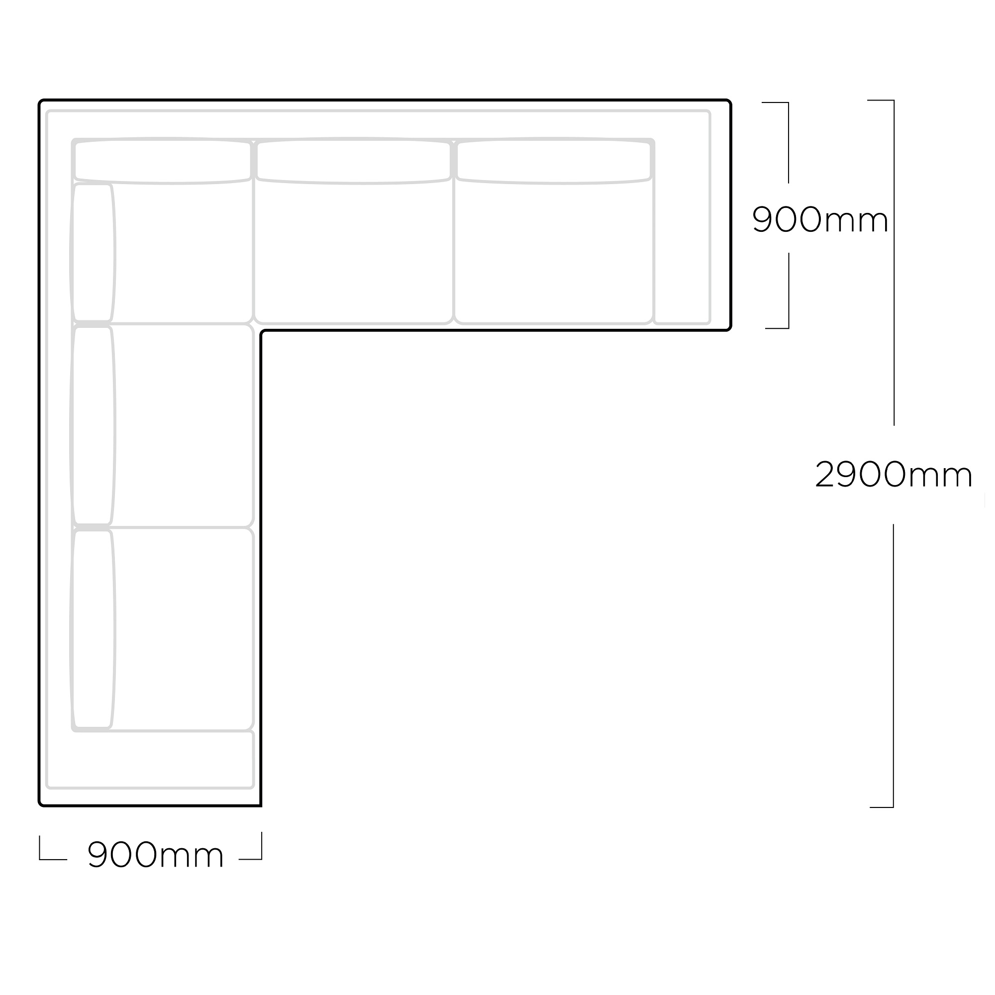 Abdeckhaube für EGO Lounge Set 290 x 290 x 70 cm KETTLER 0104850-100 