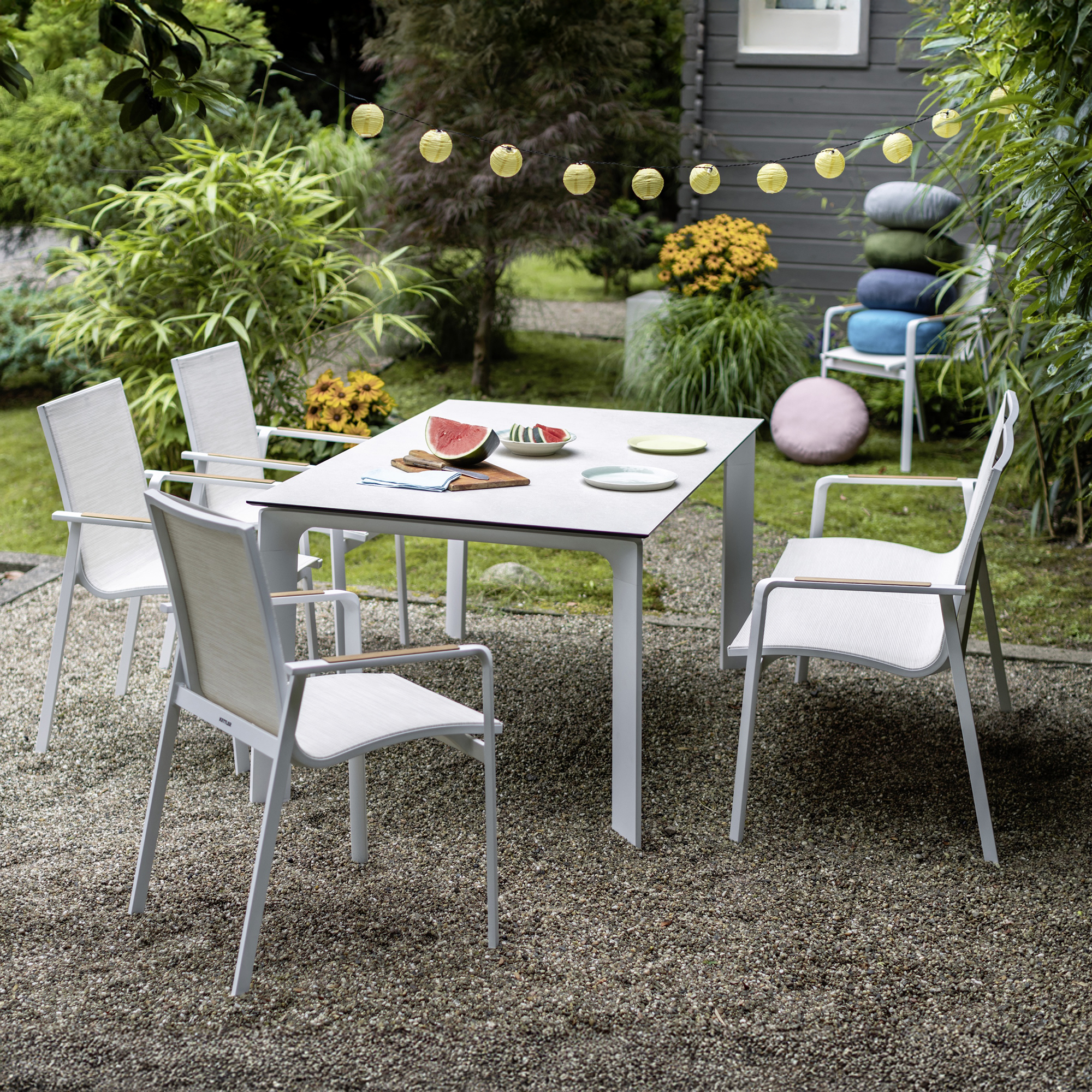 Záhradná lavička Diamond White- Beige KETTLER 0103911-5800