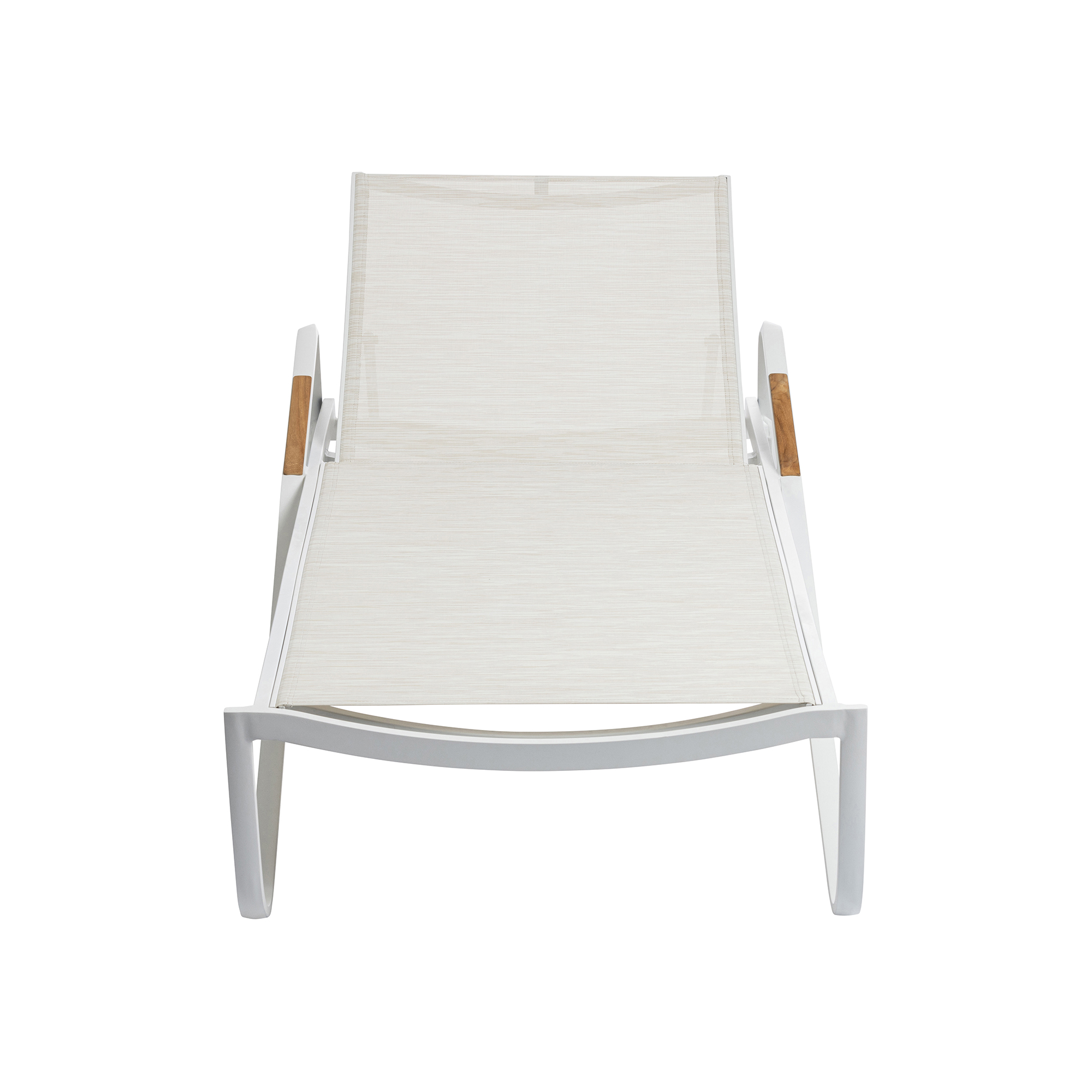 Polohovací zahradní lehátko Diamond White-Beige KETTLER 0103914-5800