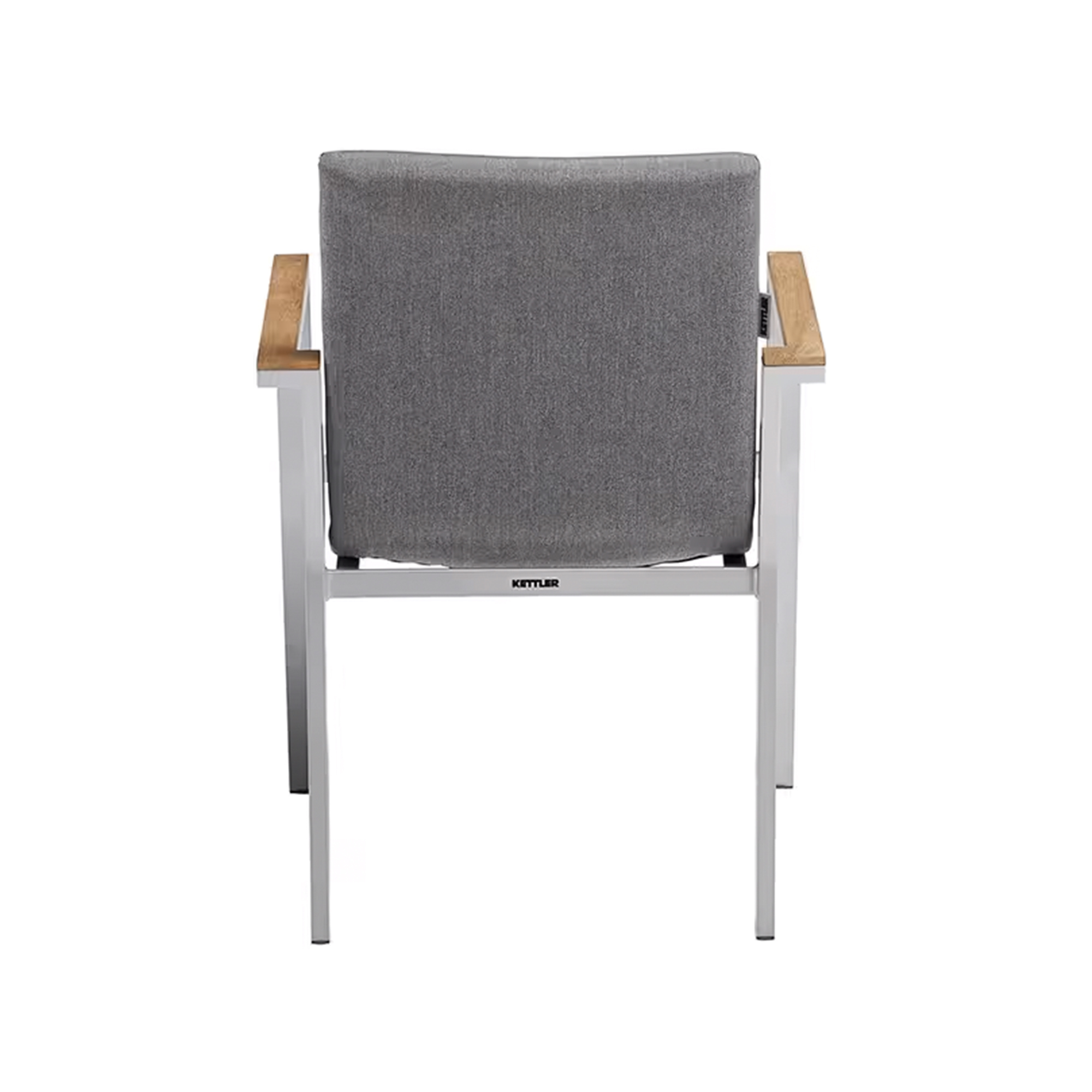 Zahradní hliníková židle Rasmus Silver Teak KETTLER 0106502-7110