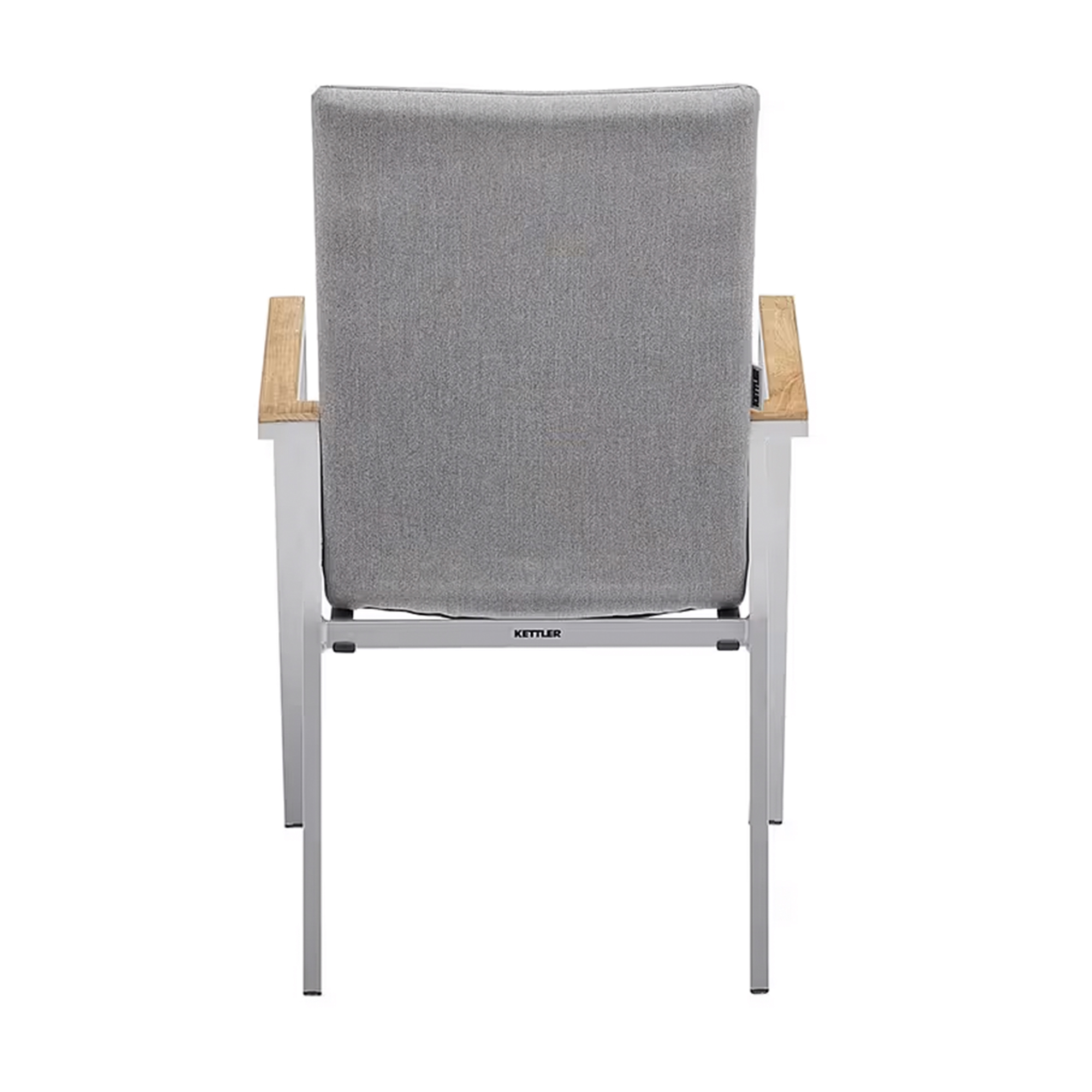 Zahradní hliníkové křeslo Rasmus Silver Teak KETTLER 0106506-7110