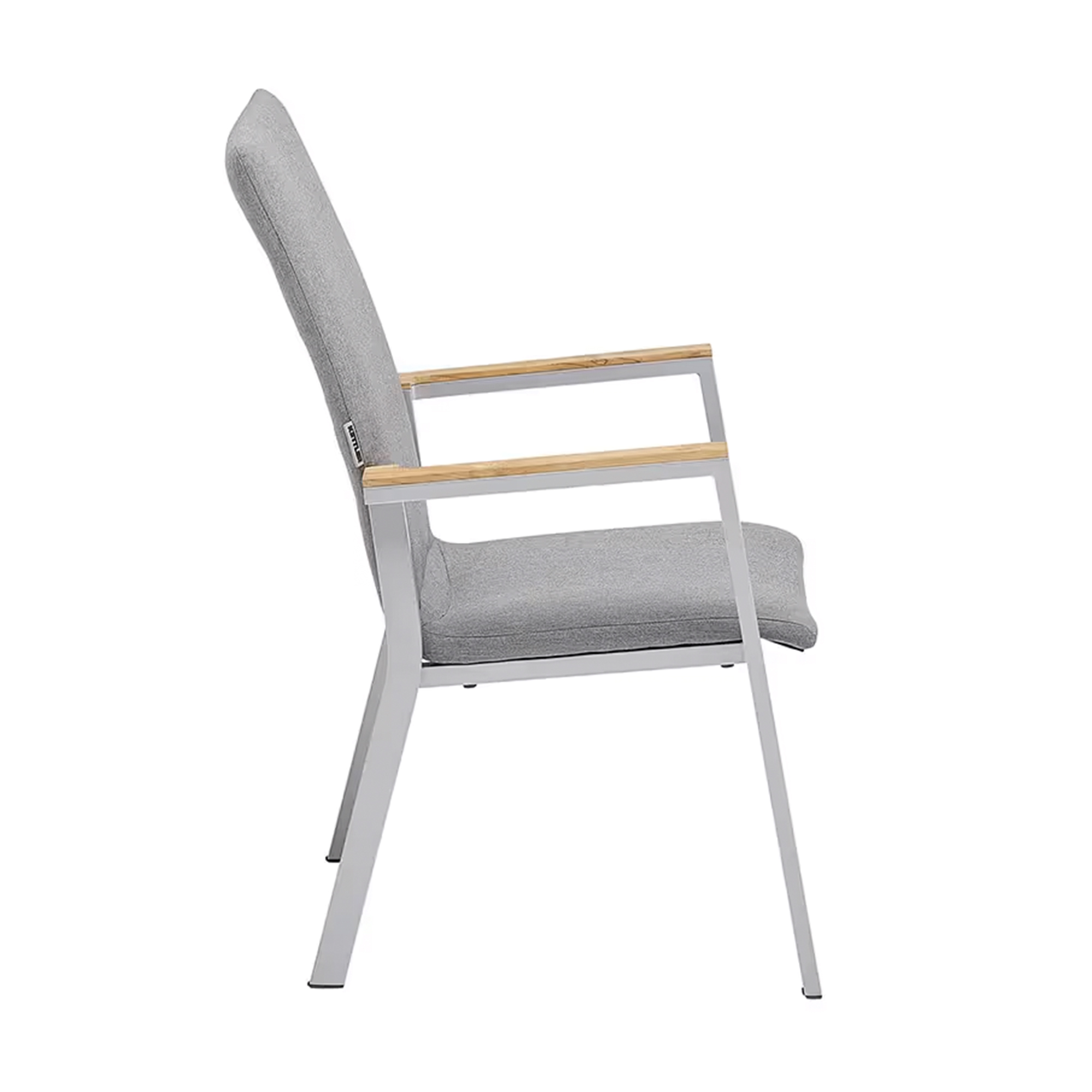 Zahradní hliníkové křeslo Rasmus Silver Teak KETTLER 0106506-7110