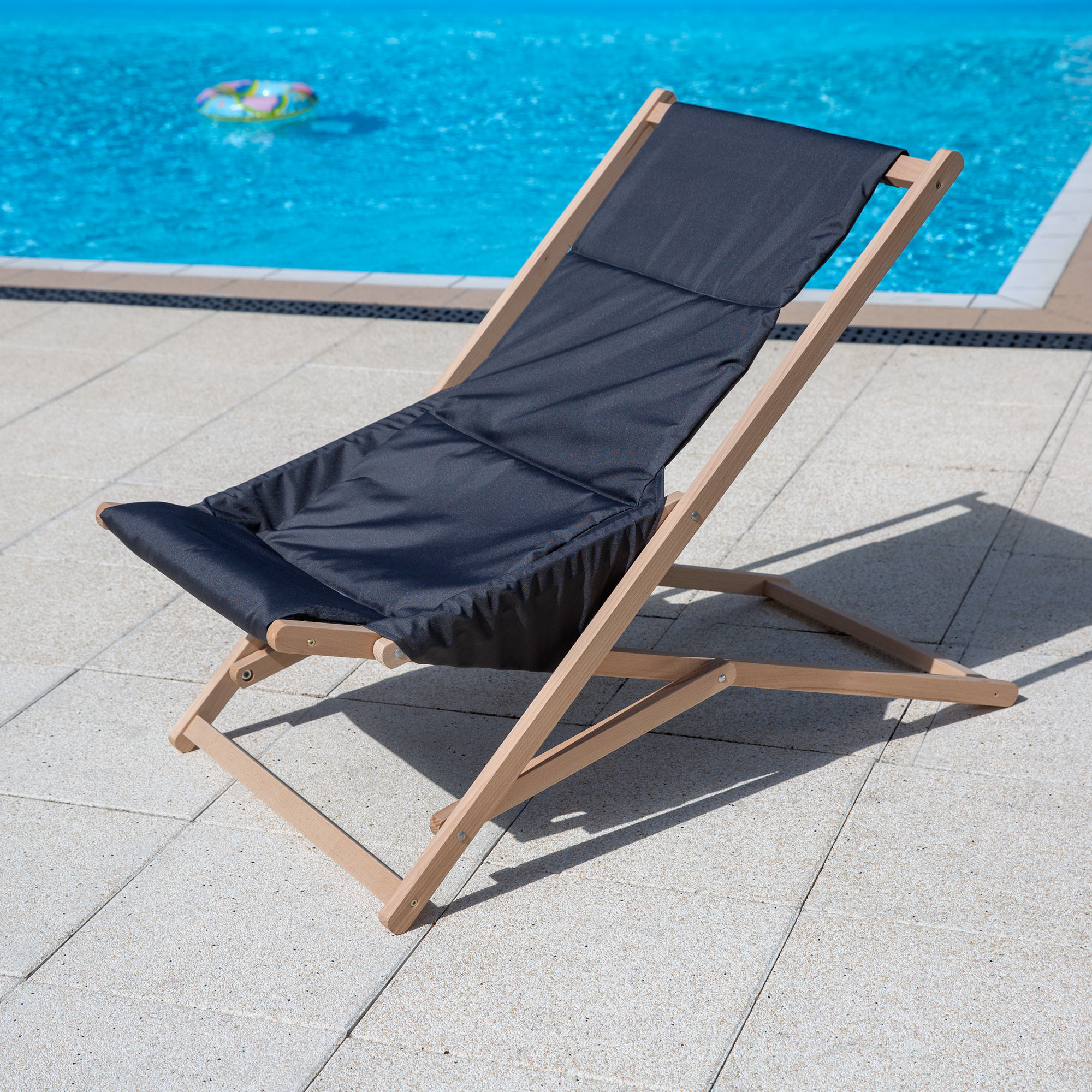 Sdraio da giardino in legno Gozo Premium antracite PATIO