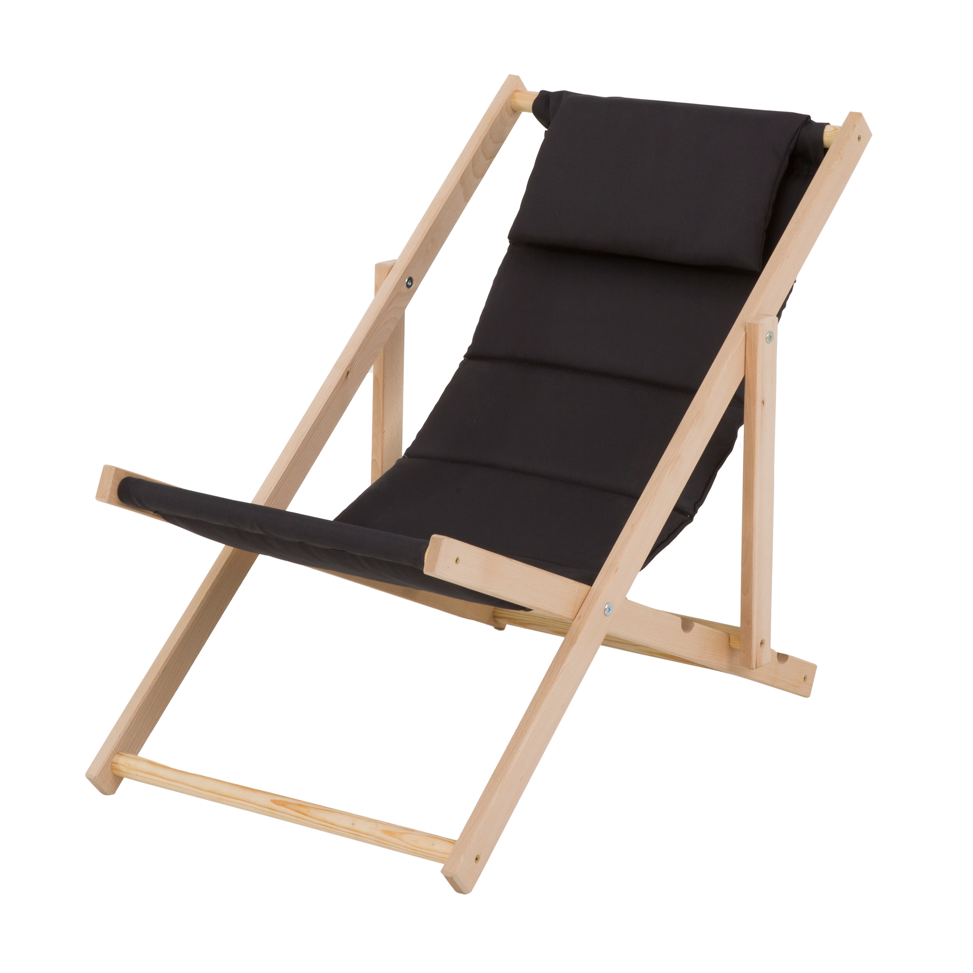 Leżak ogrodowy Hampton Lux antracytowy