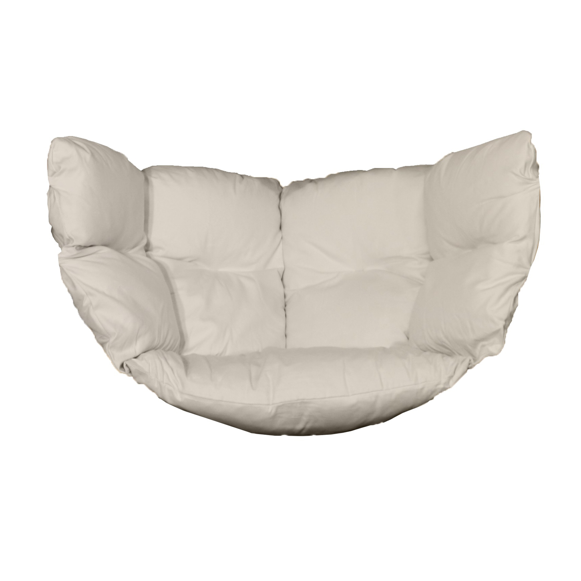 Hängesessel mit Holzgestell Swing Pod Creme CZILLO