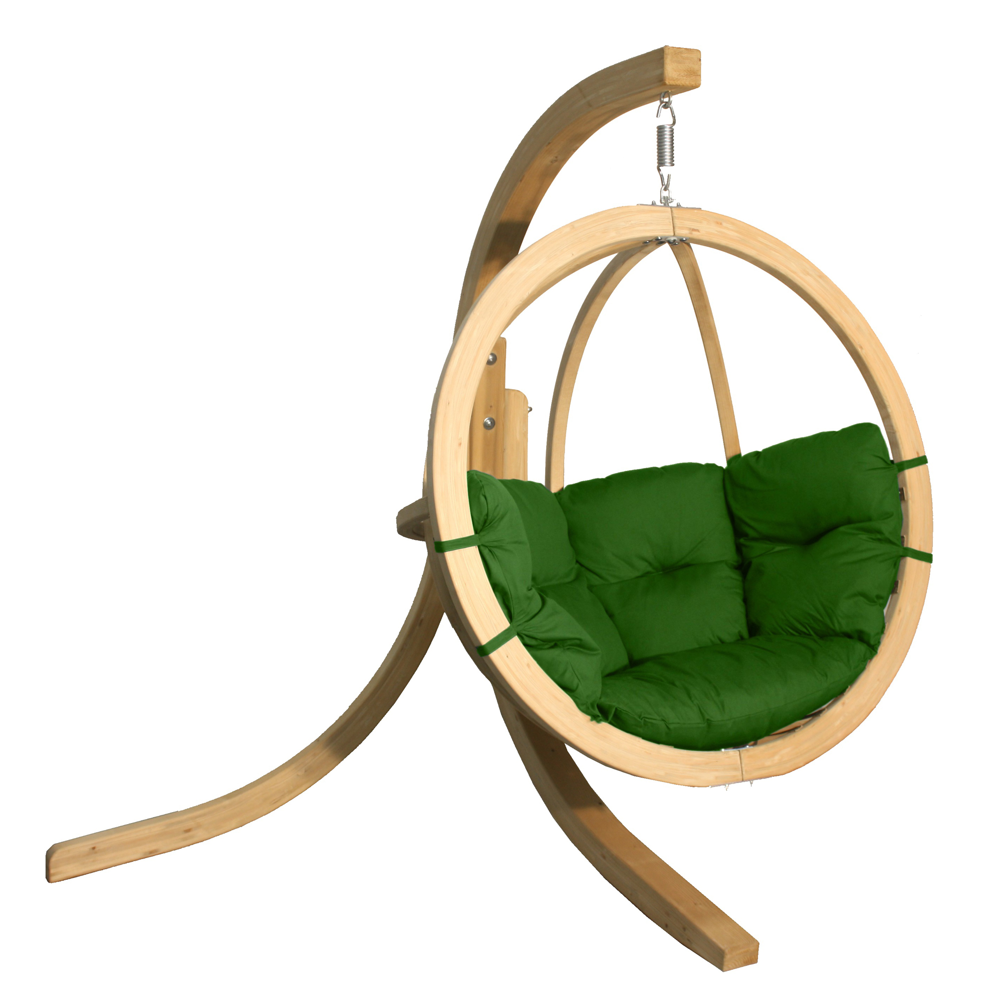 Závesné kreslo Swing Pod Green so stojanom CZILLO
