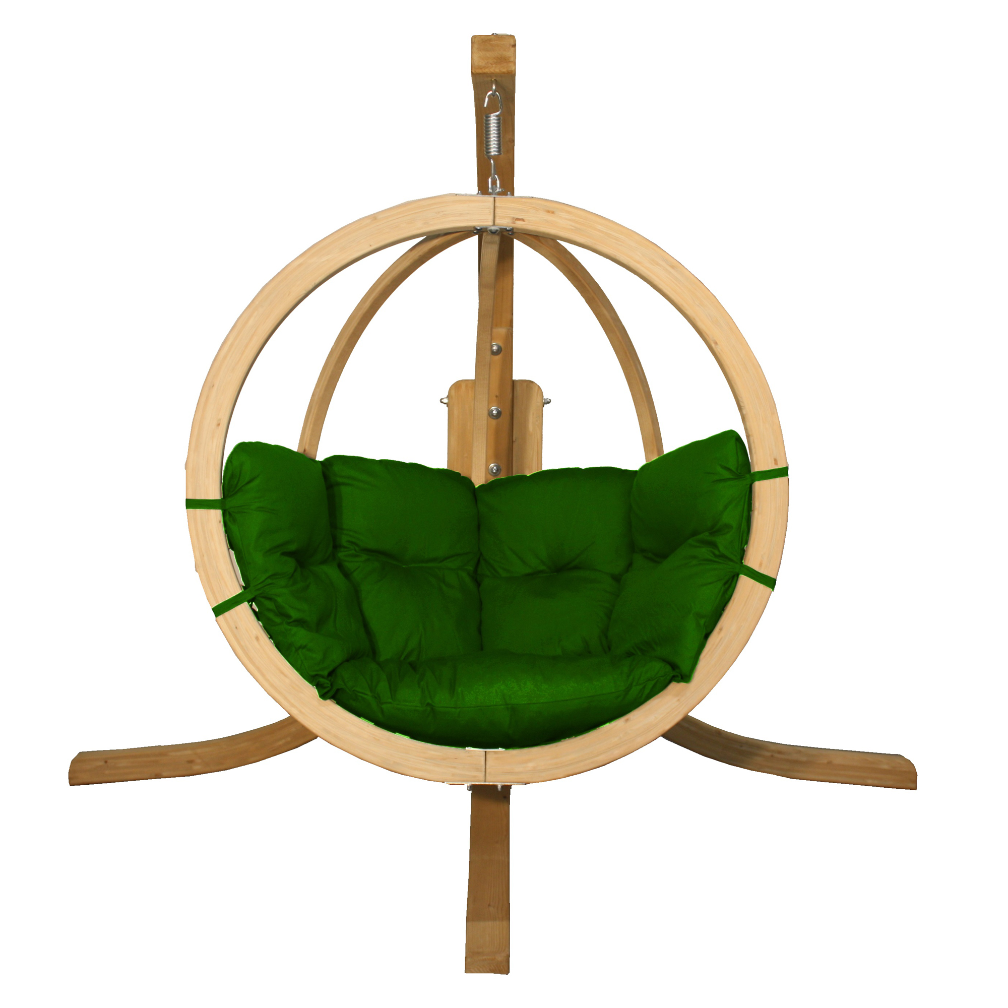 Závesné kreslo Swing Pod Green so stojanom CZILLO
