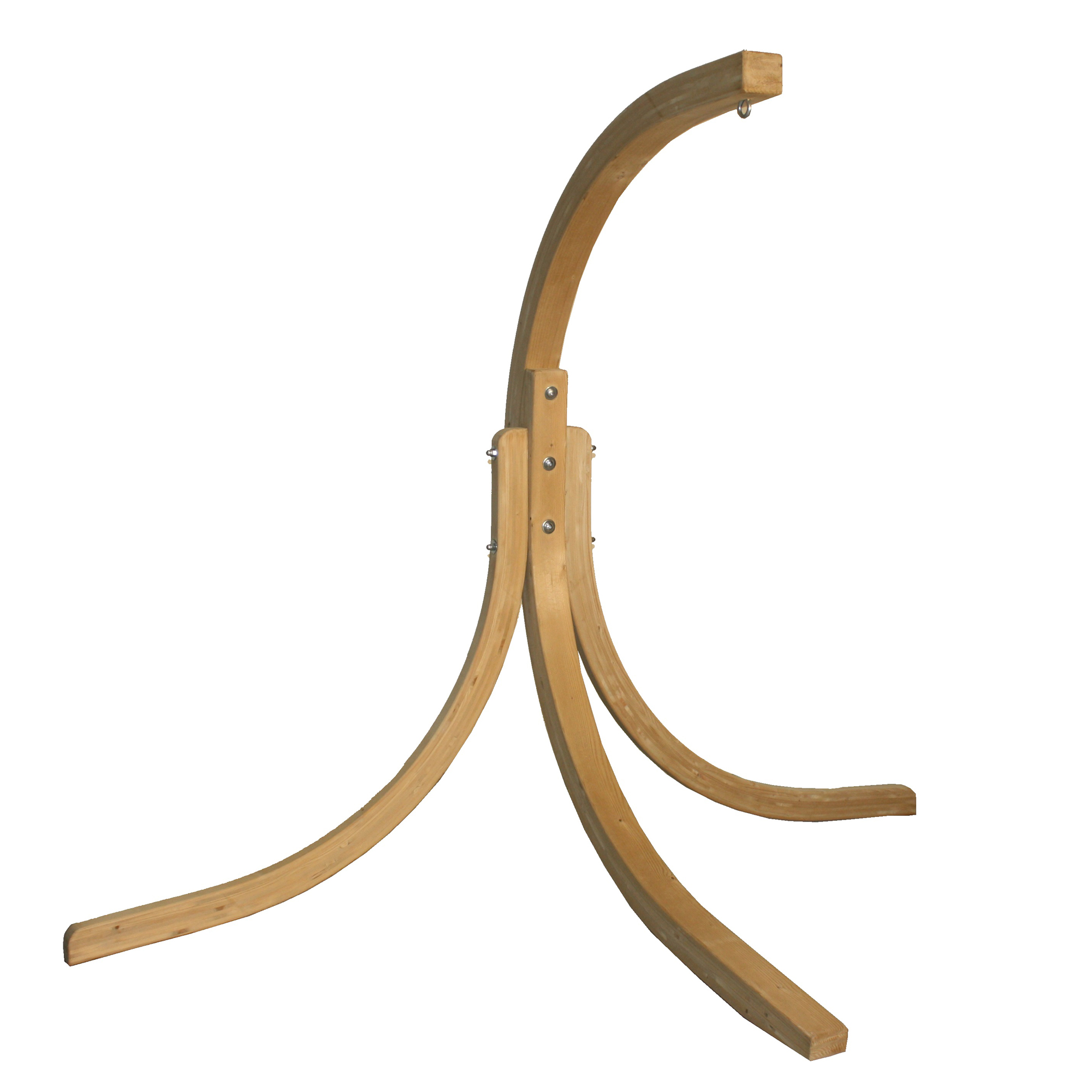 Hängesessel mit Holzgestell Swing Pod Creme CZILLO
