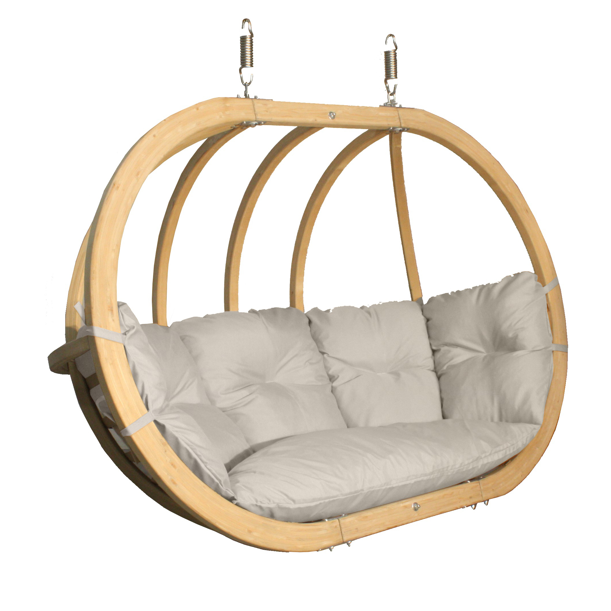 Závesné kreslo Swing Pod Cream XL so stojanom CZILLO