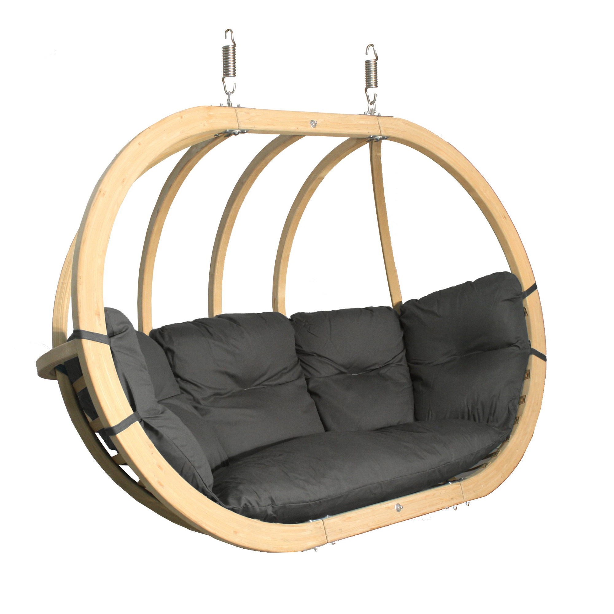 Závesné kreslo Swing Pod Grafit XL so stojanom CZILLO
